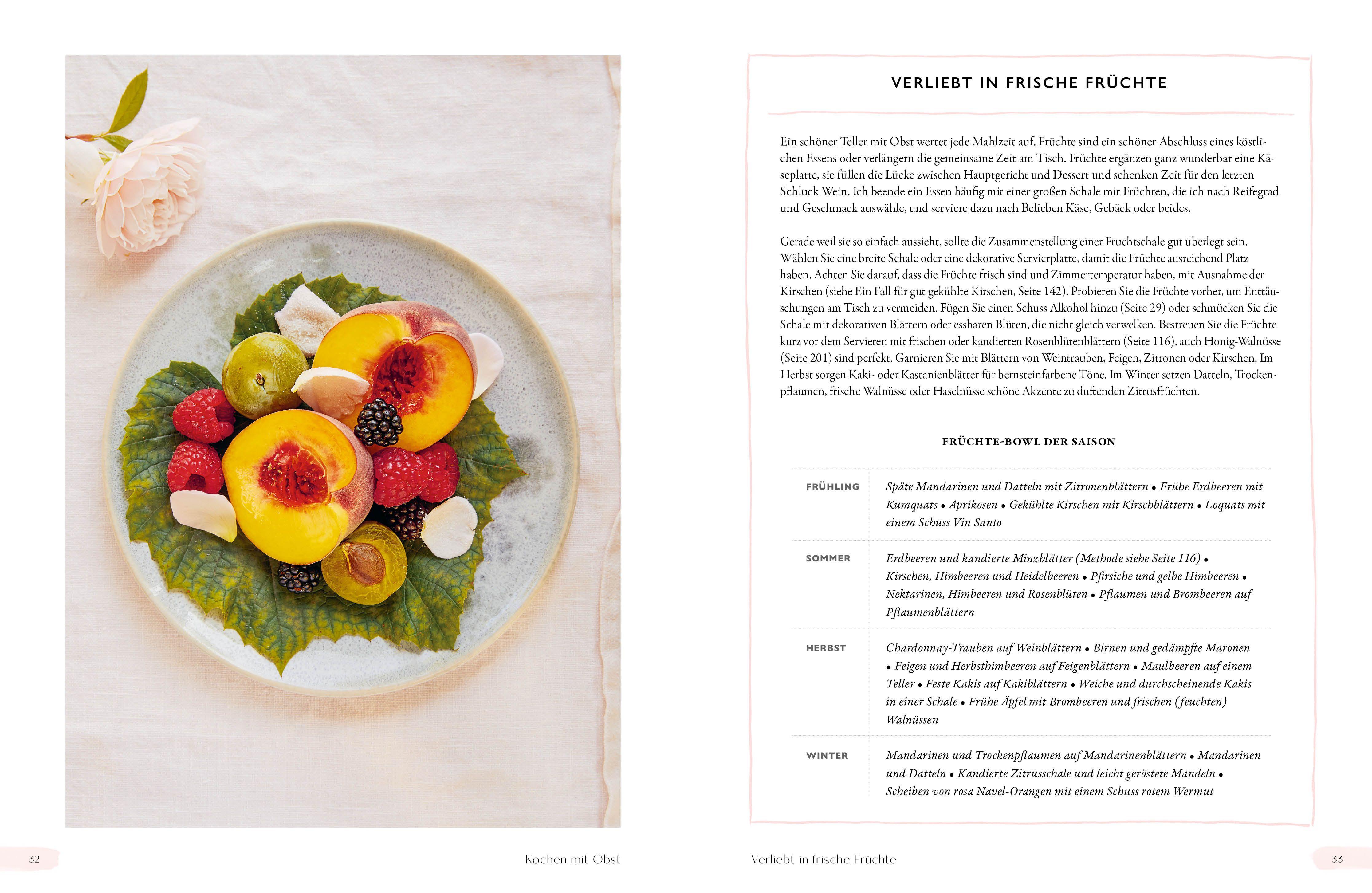 Beispielinhalt (Bild) Kirschen, Quitten und Zitronen