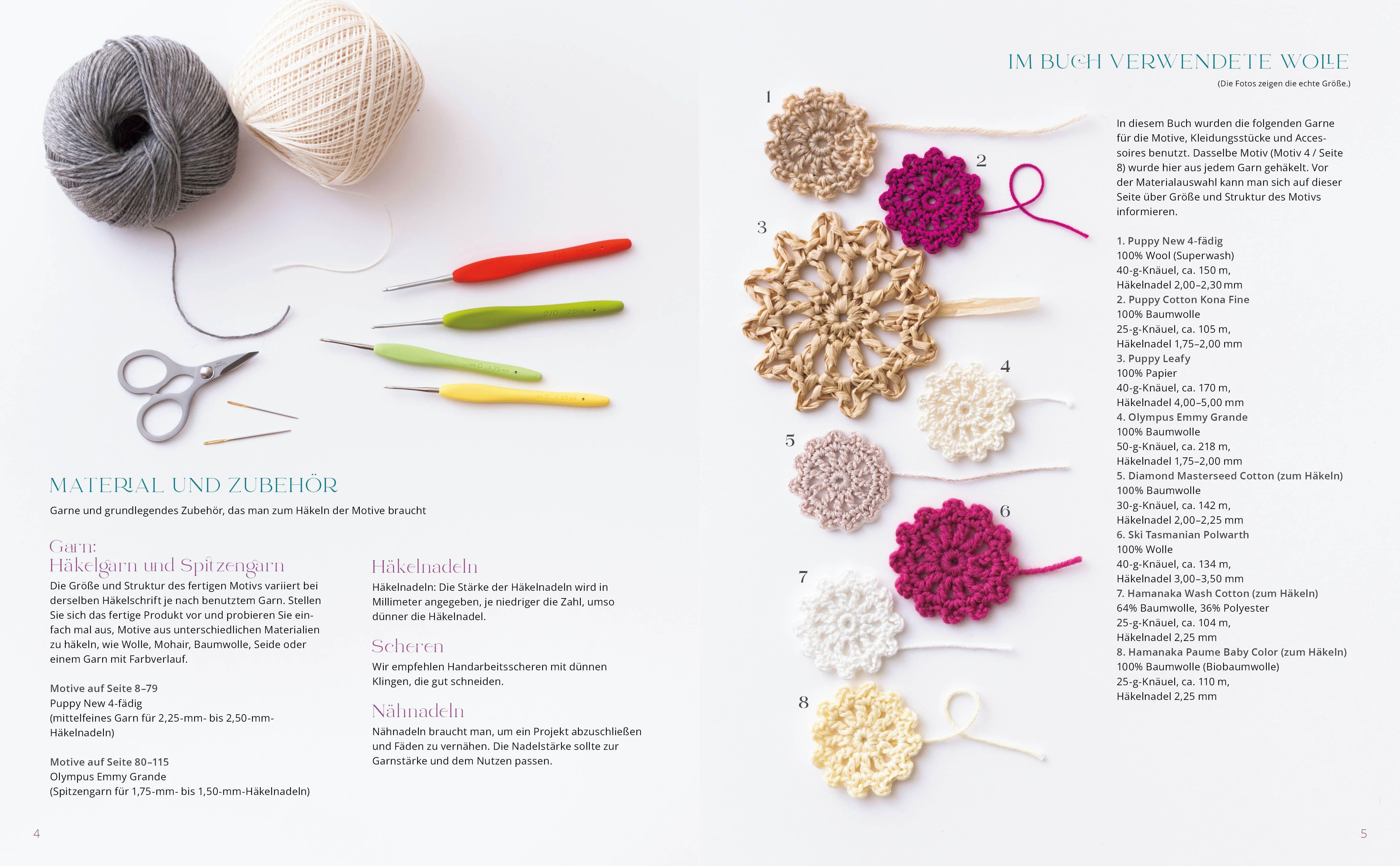 Beispielinhalt (Bild) 366 wunderschöne Häkelmuster