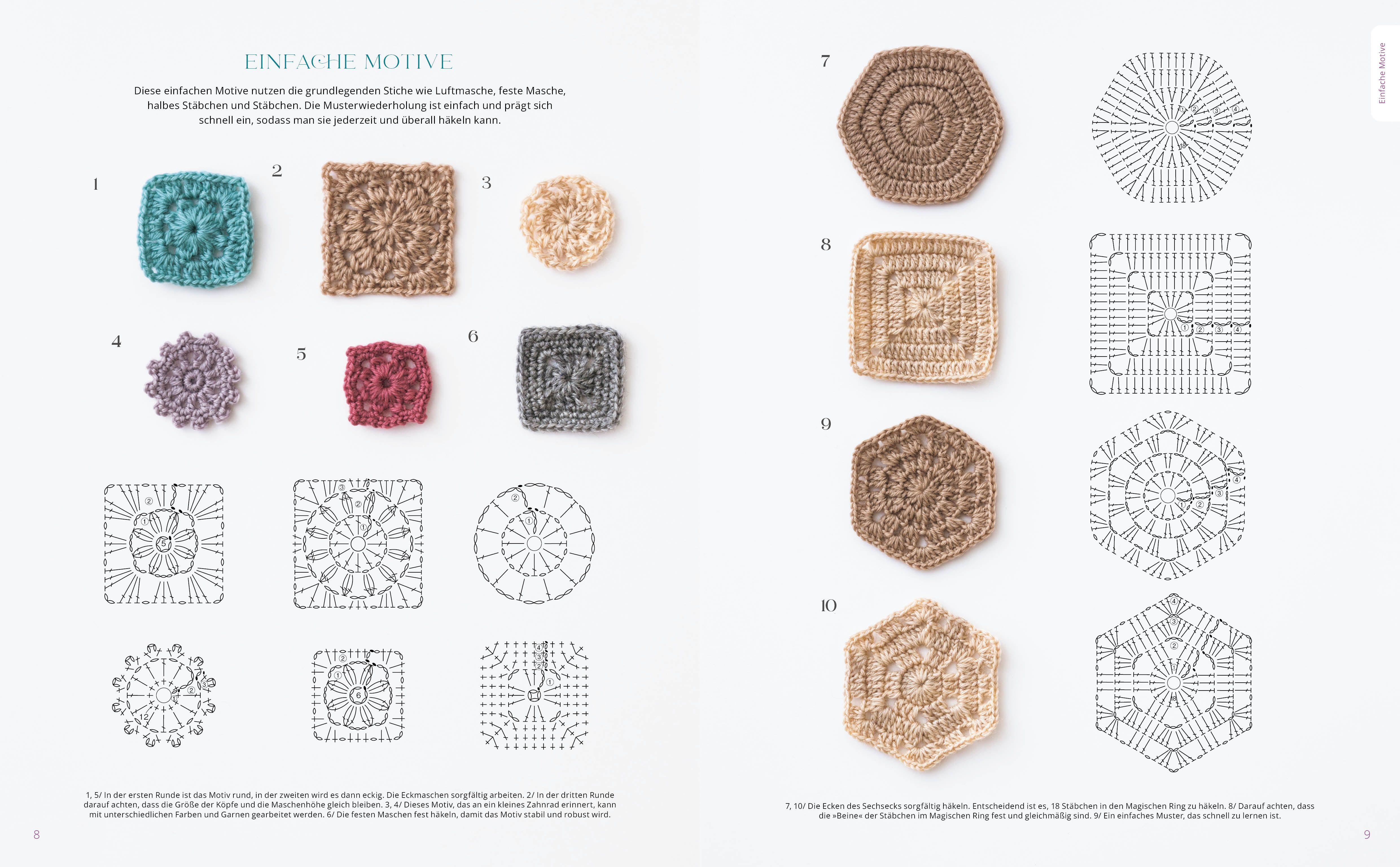 Beispielinhalt (Bild) 366 wunderschöne Häkelmuster