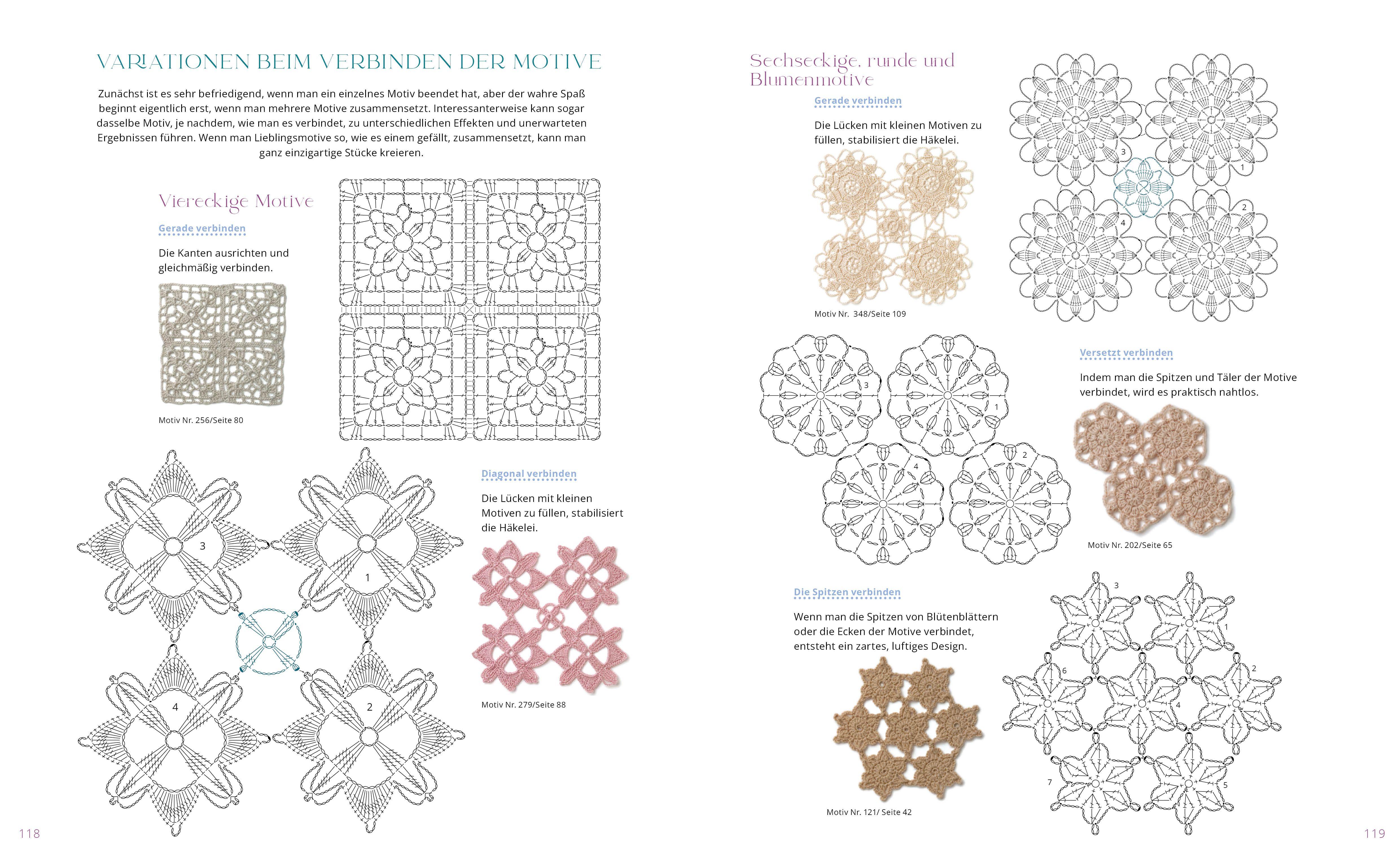 Beispielinhalt (Bild) 366 wunderschöne Häkelmuster