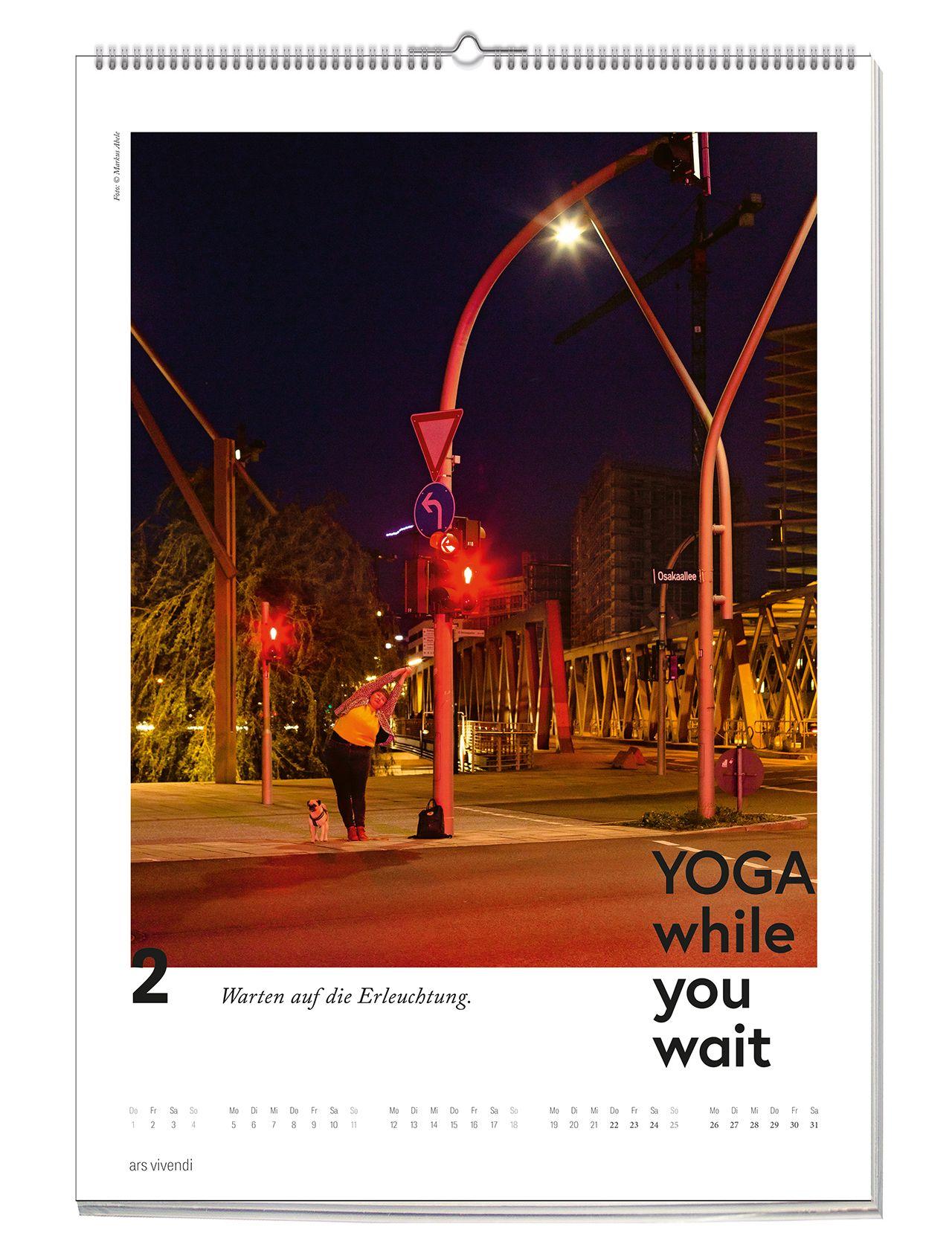 Beispielinhalt (Bild) Yoga while you wait 2027