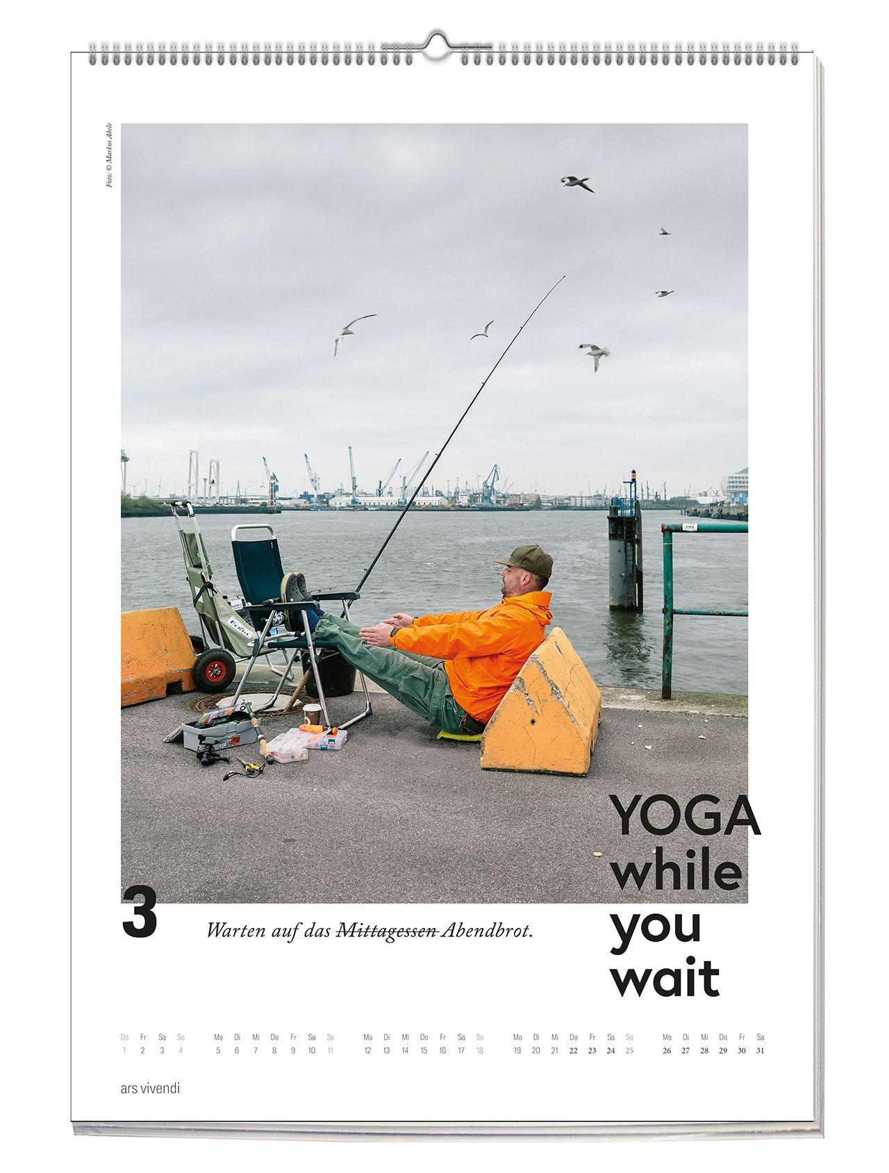Beispielinhalt (Bild) Yoga while you wait 2027