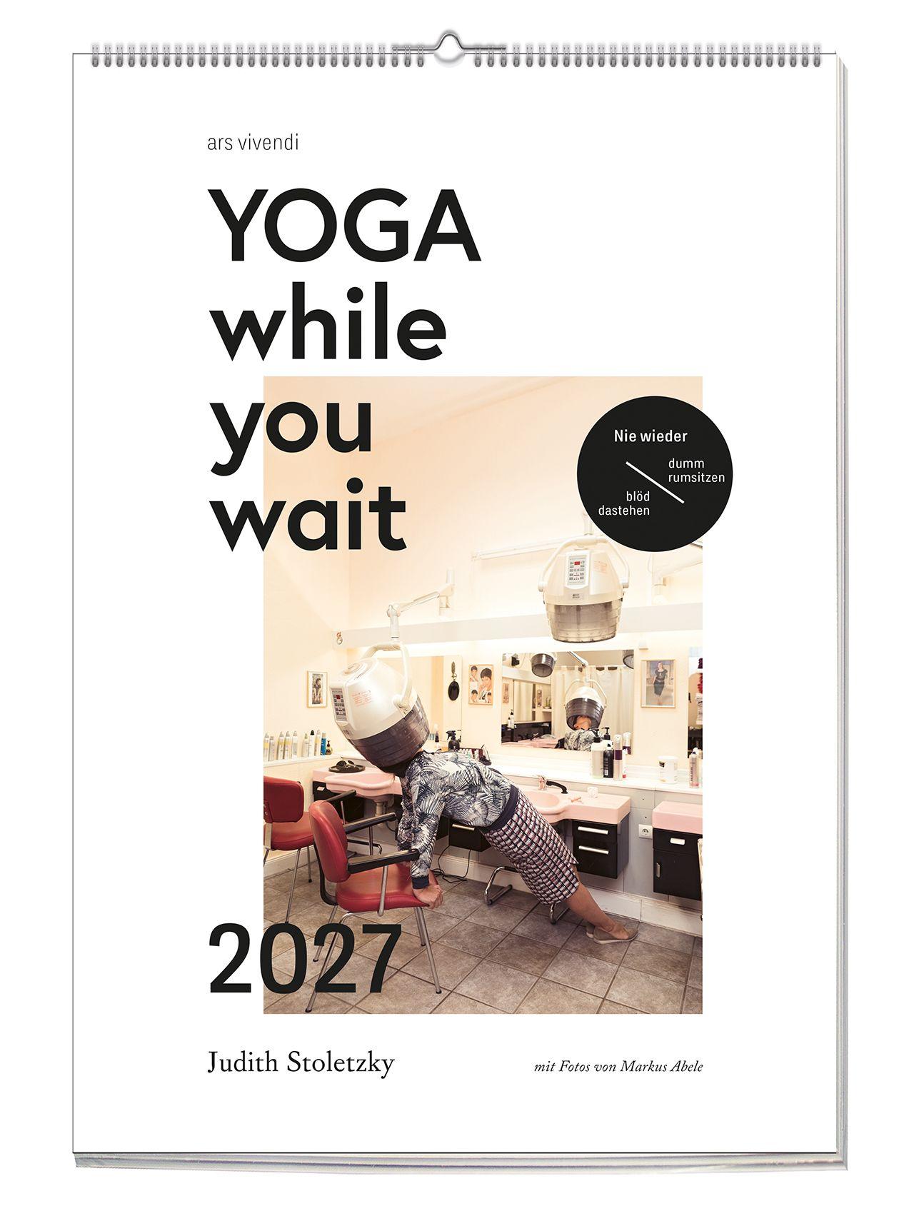 Vorderes Coverbild Yoga while you wait 2027