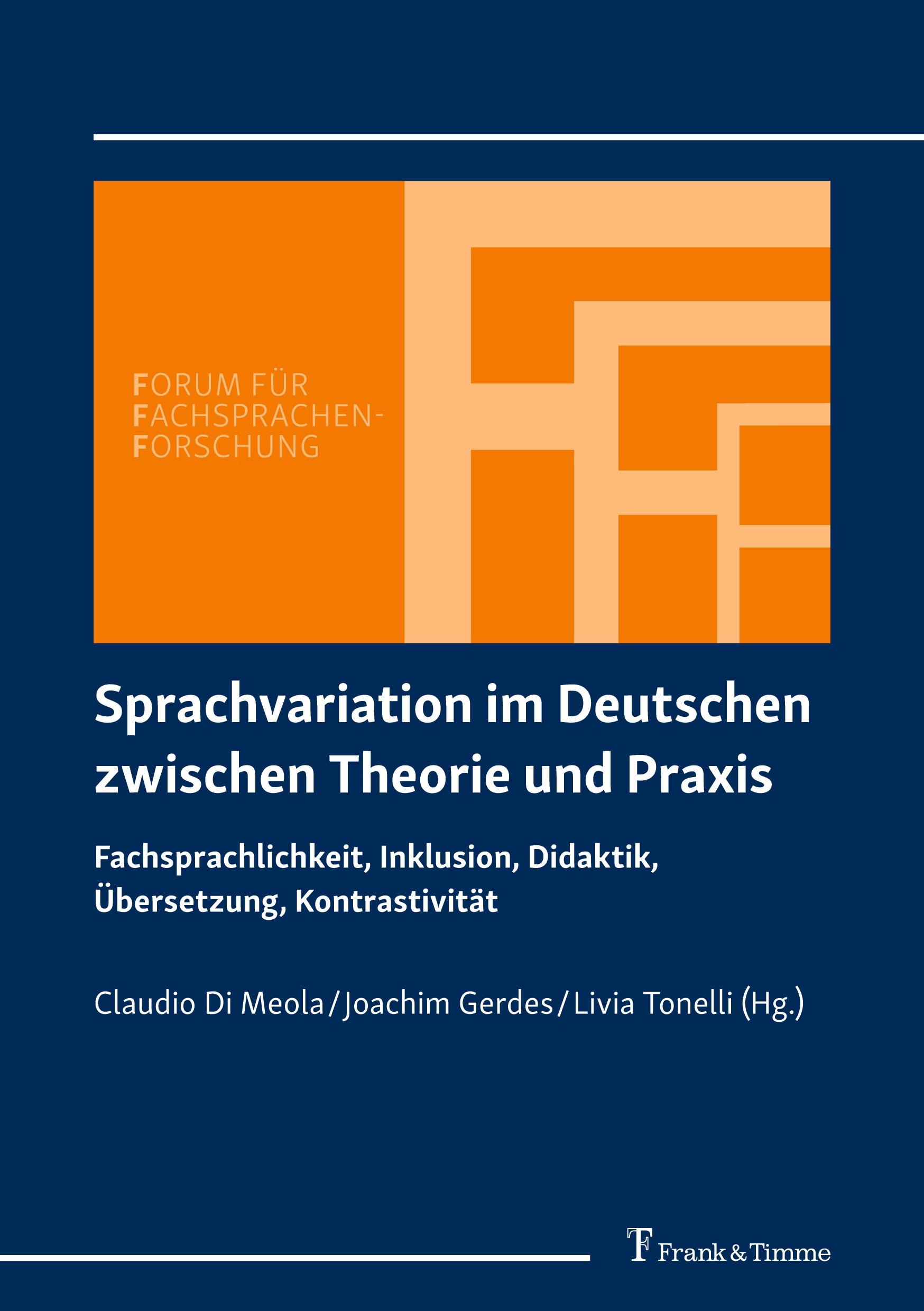 Vorderes Coverbild Sprachvariation im Deutschen zwischen Theorie und Praxis