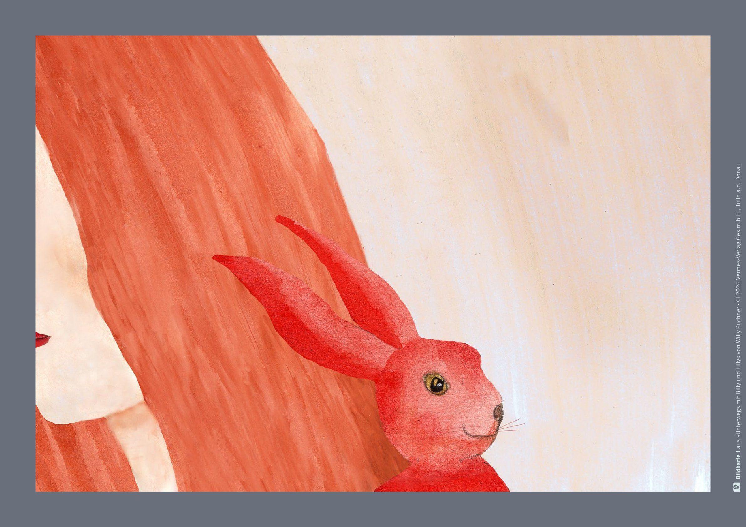 Beispielinhalt (Bild) Unterwegs mit Billy und Lilly. Kamishibai Bildkartenset