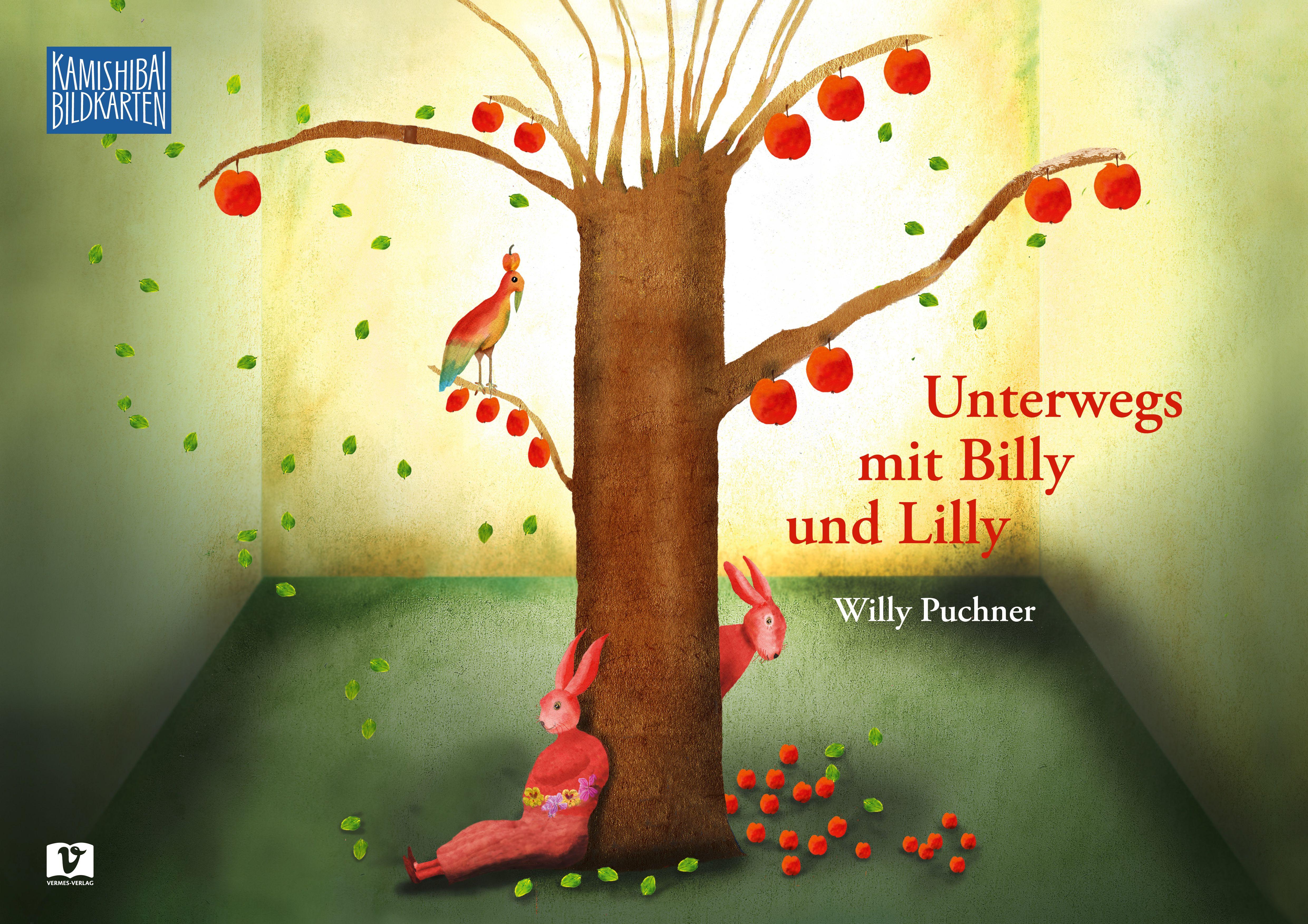 Vorderes Coverbild Unterwegs mit Billy und Lilly. Kamishibai Bildkartenset