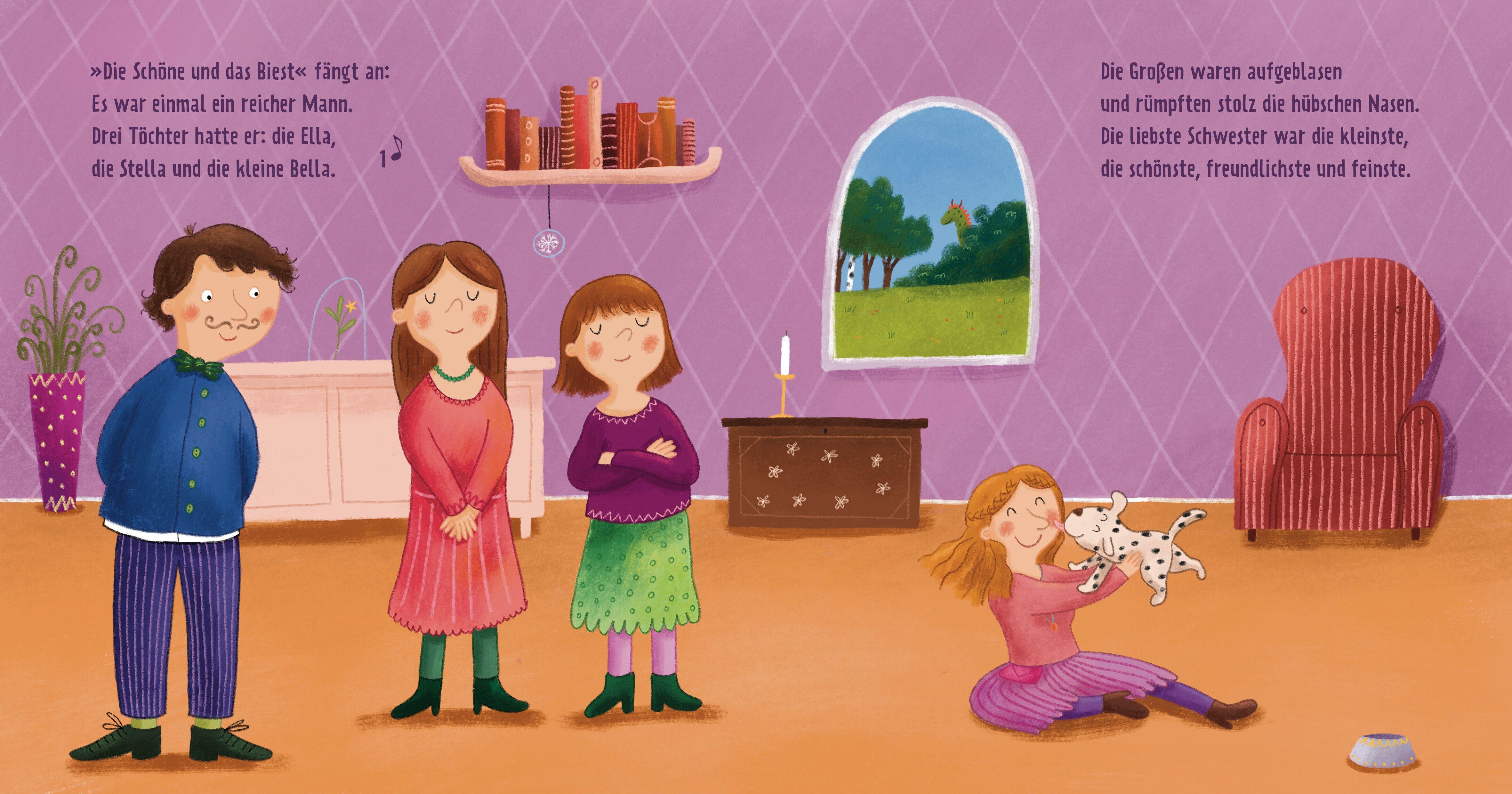 Beispielinhalt (Bild) Meine Musikmärchen - Die Schöne und das Biest