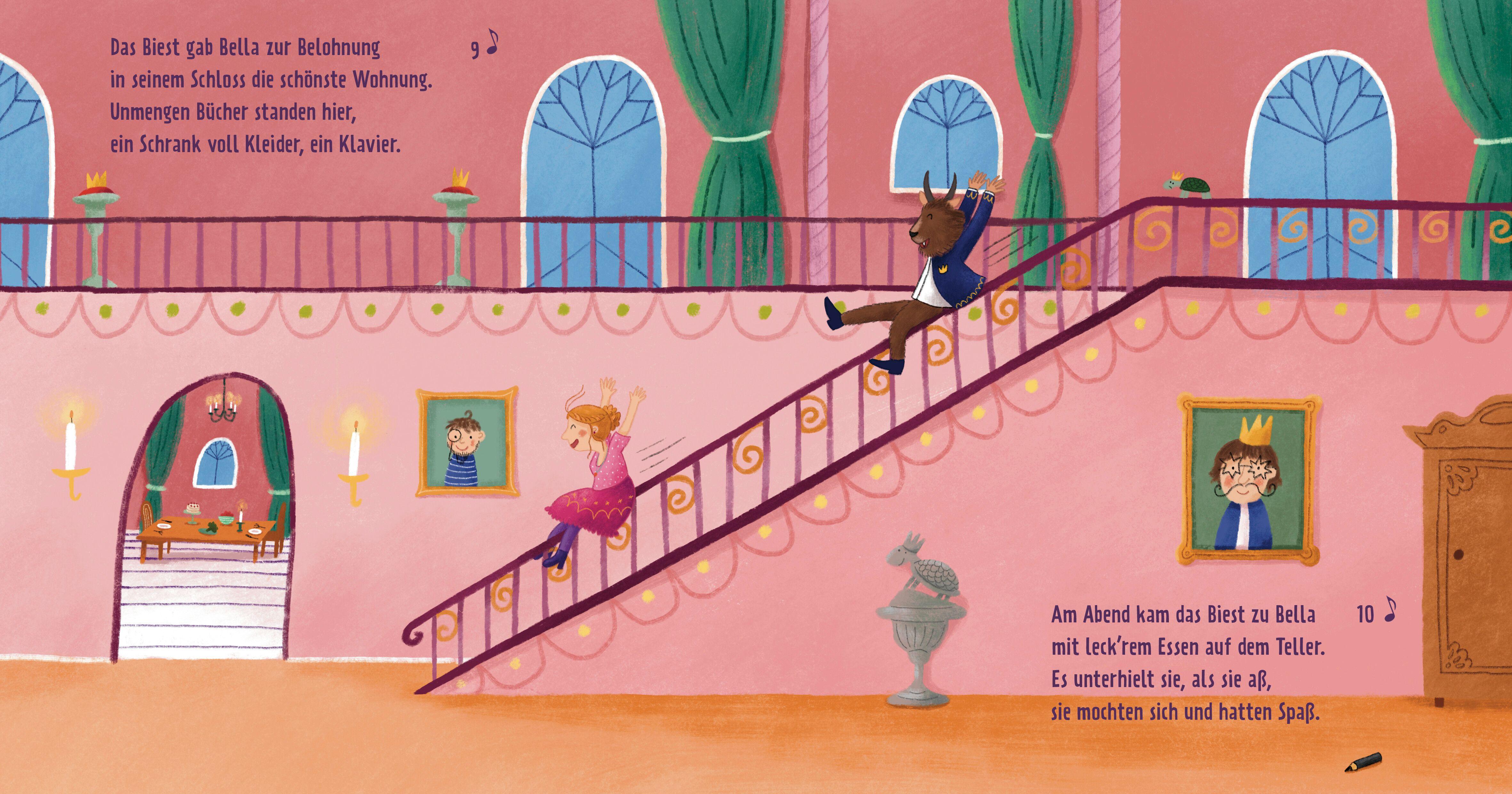 Beispielinhalt (Bild) Meine Musikmärchen - Die Schöne und das Biest