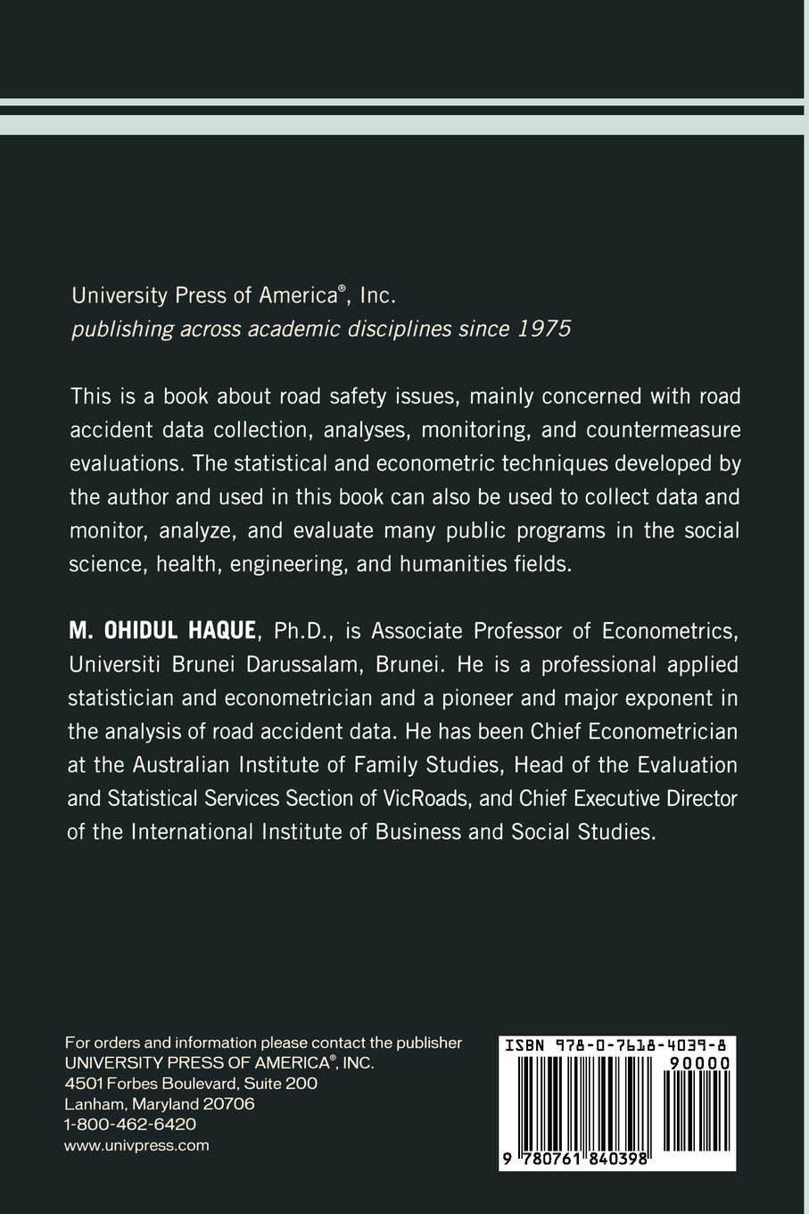 Rückseitencover Road Safety