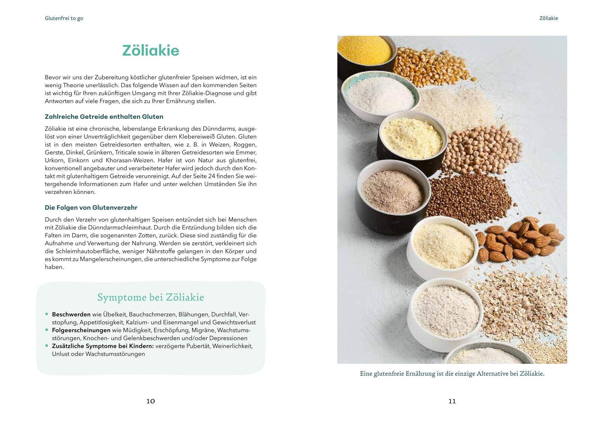 Beispielinhalt (Bild) Glutenfrei to go