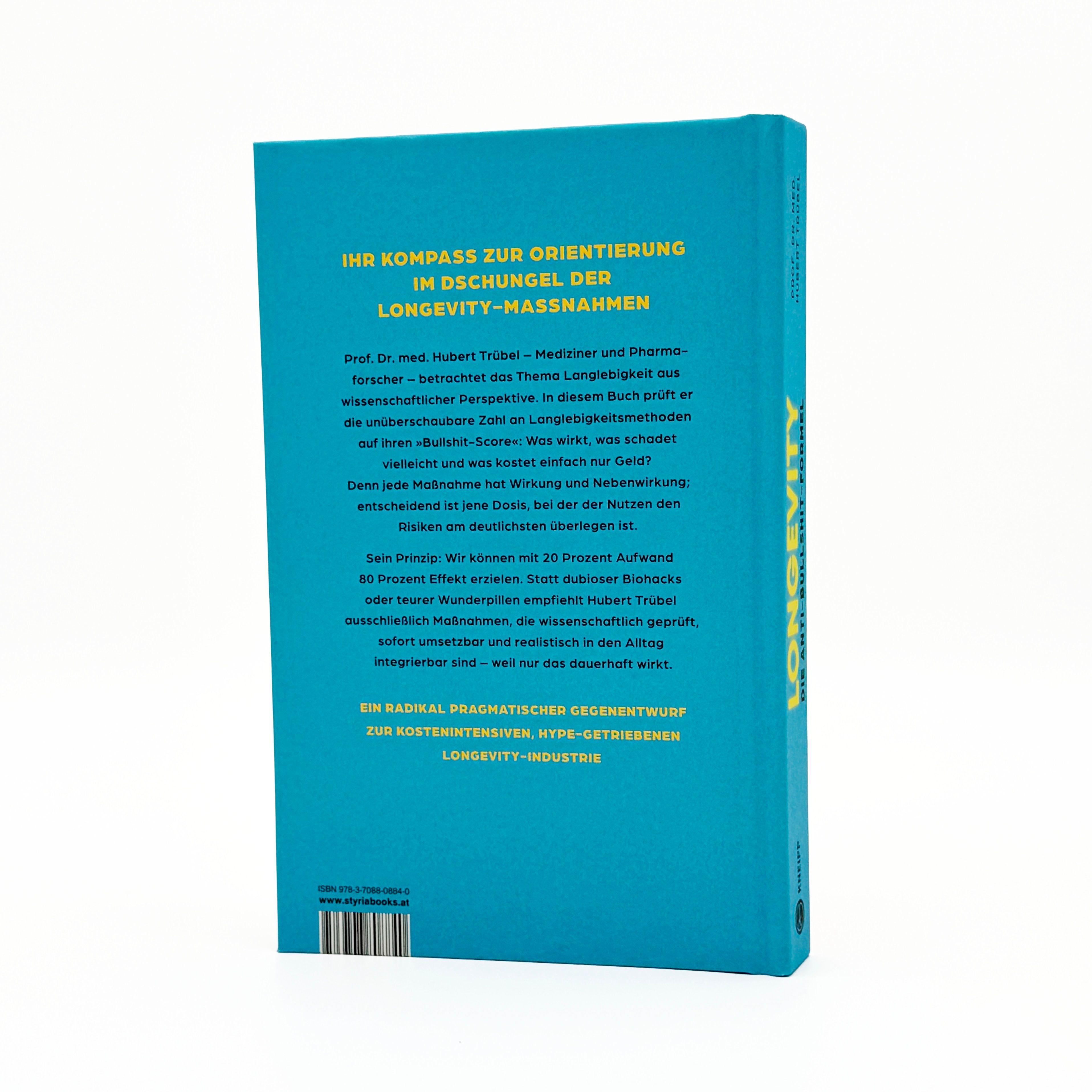 Beispielinhalt (Bild) Longevity - Die Anti-Bullshit-Formel