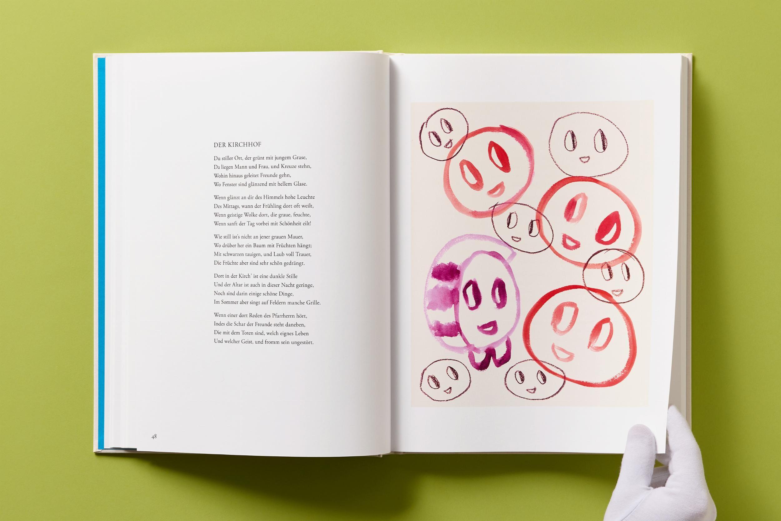 Beispielinhalt (Bild) André Butzer. Friedrich Hölderlin. Die Jahreszeiten / The Seasons