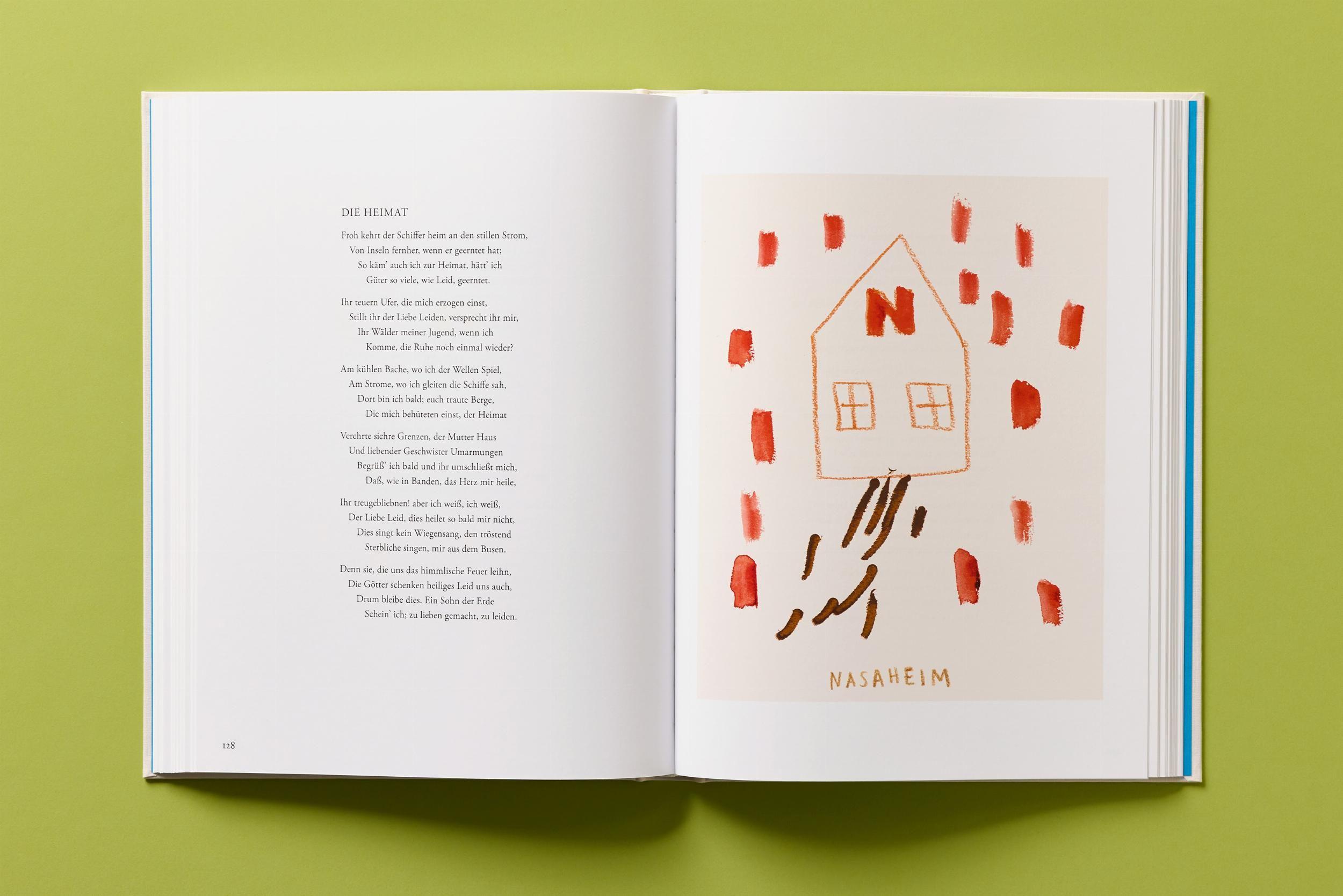 Beispielinhalt (Bild) André Butzer. Friedrich Hölderlin. Die Jahreszeiten / The Seasons