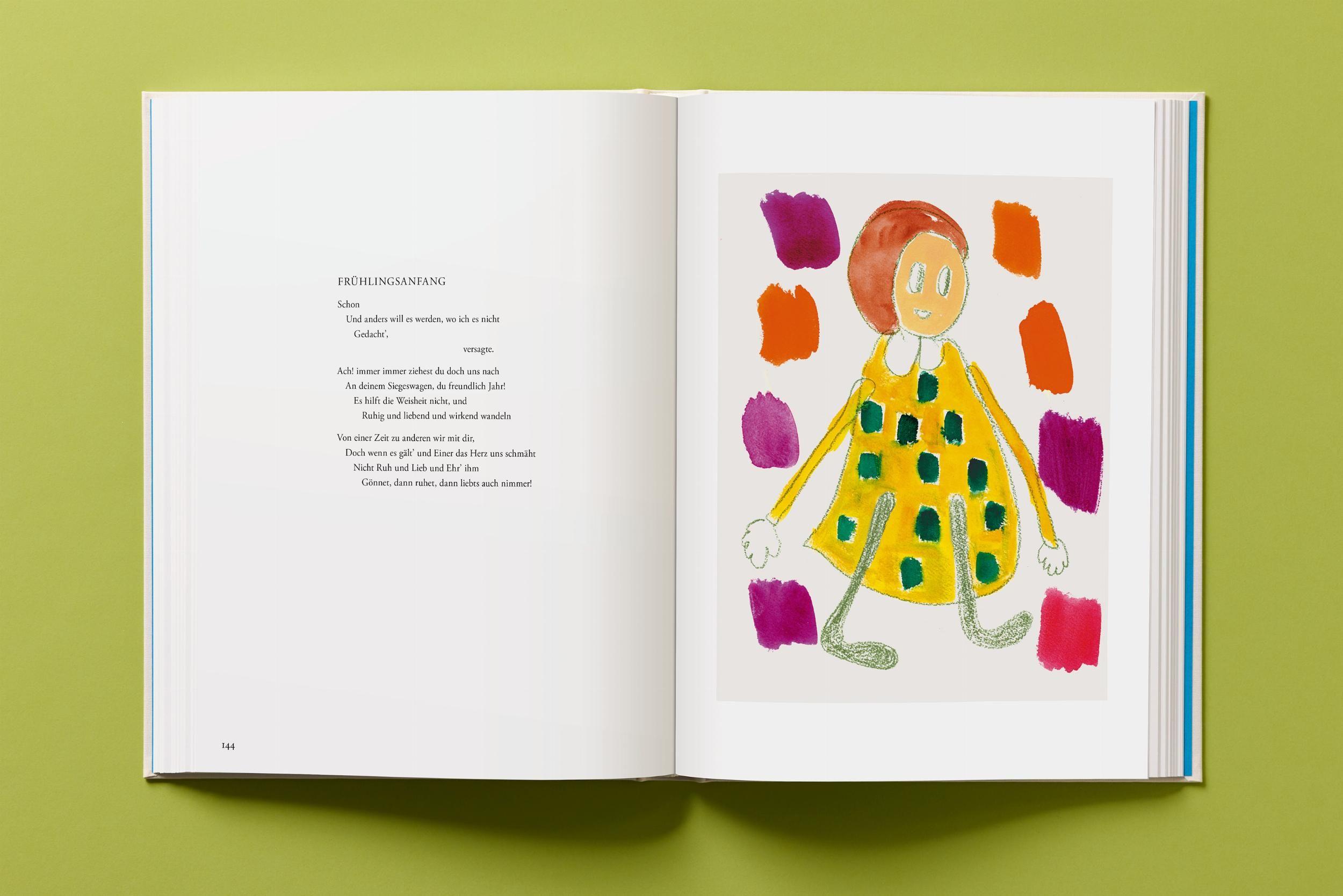 Beispielinhalt (Bild) André Butzer. Friedrich Hölderlin. Die Jahreszeiten / The Seasons