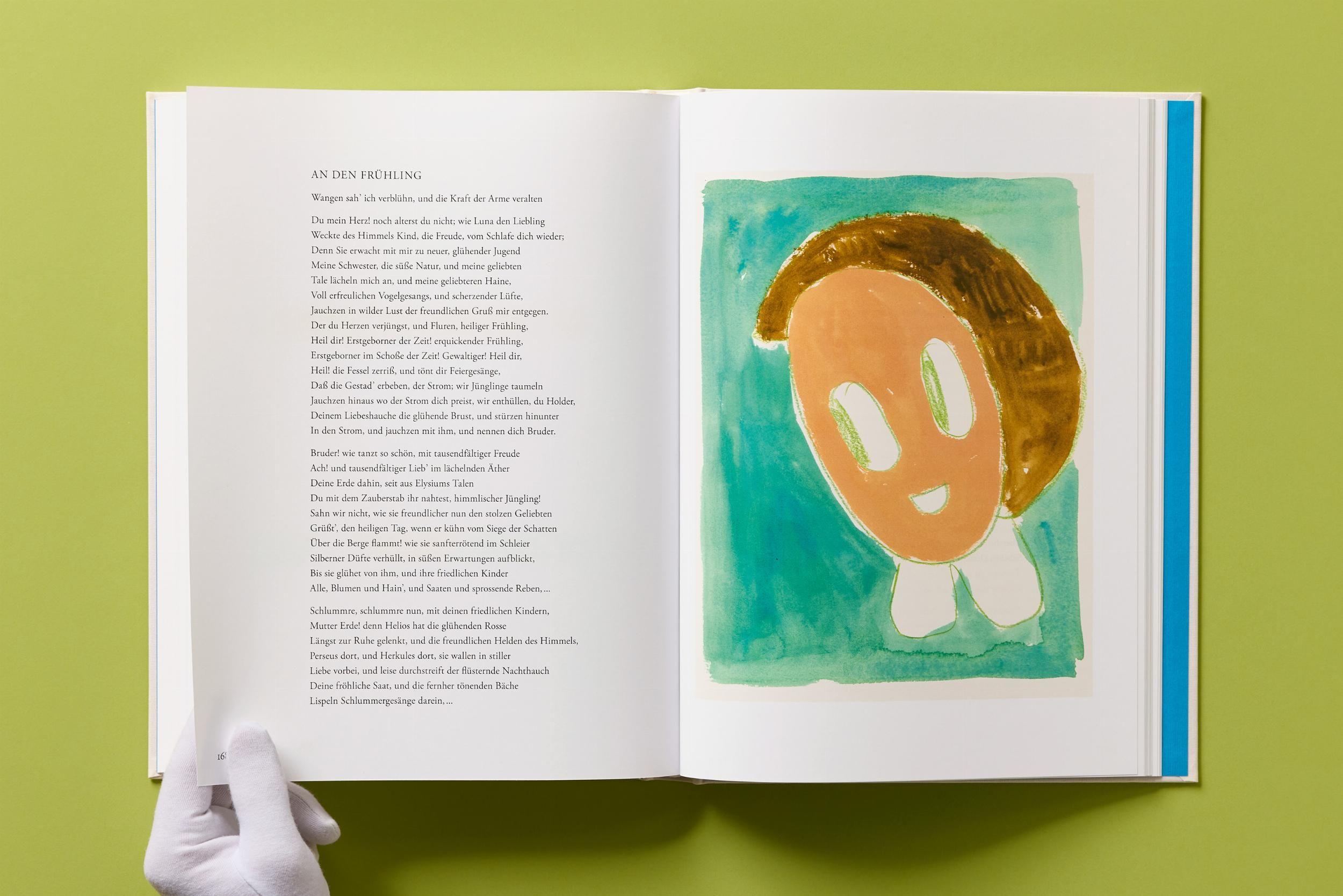 Beispielinhalt (Bild) André Butzer. Friedrich Hölderlin. Die Jahreszeiten / The Seasons