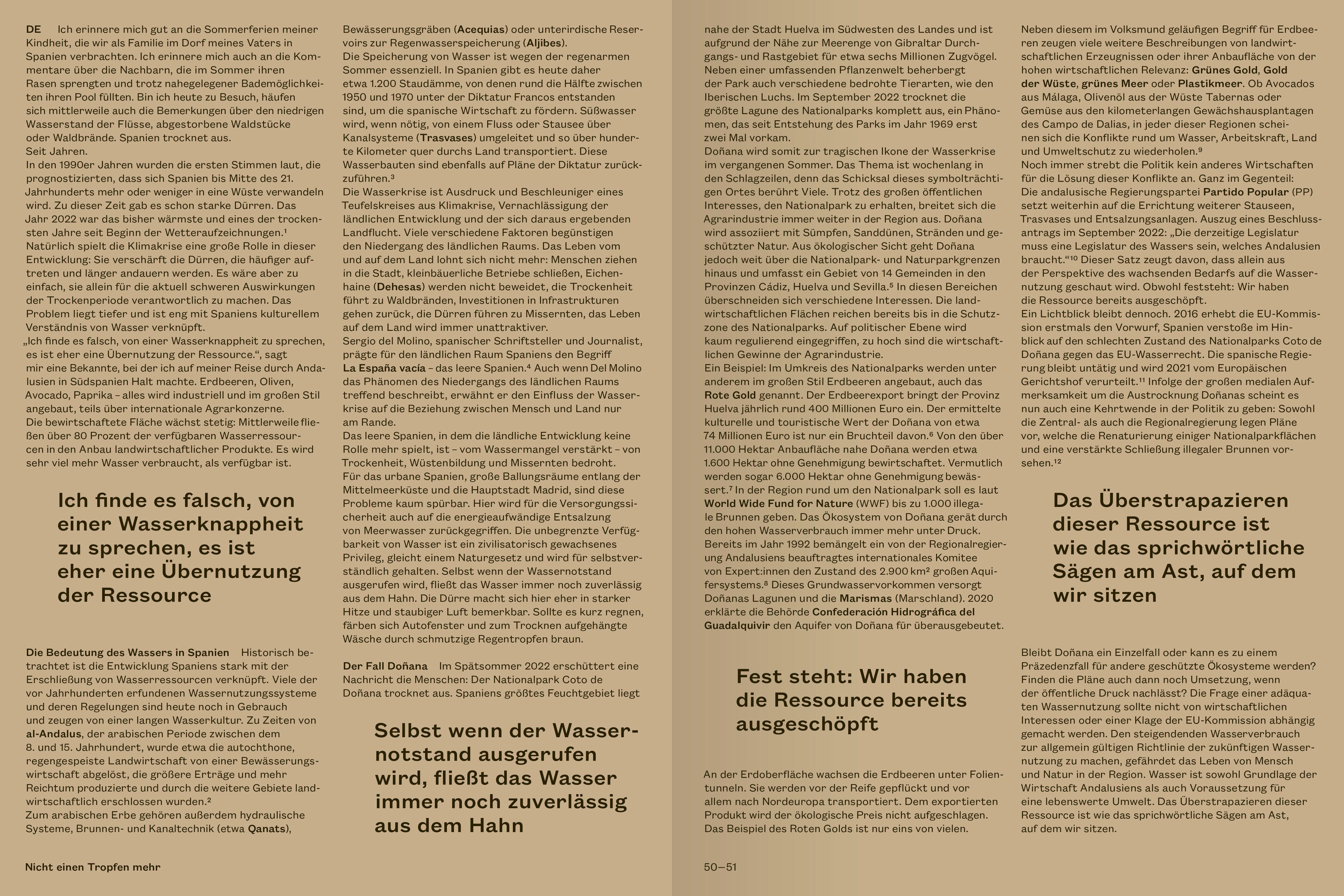 Beispielinhalt (Bild) Tierra sin Agua