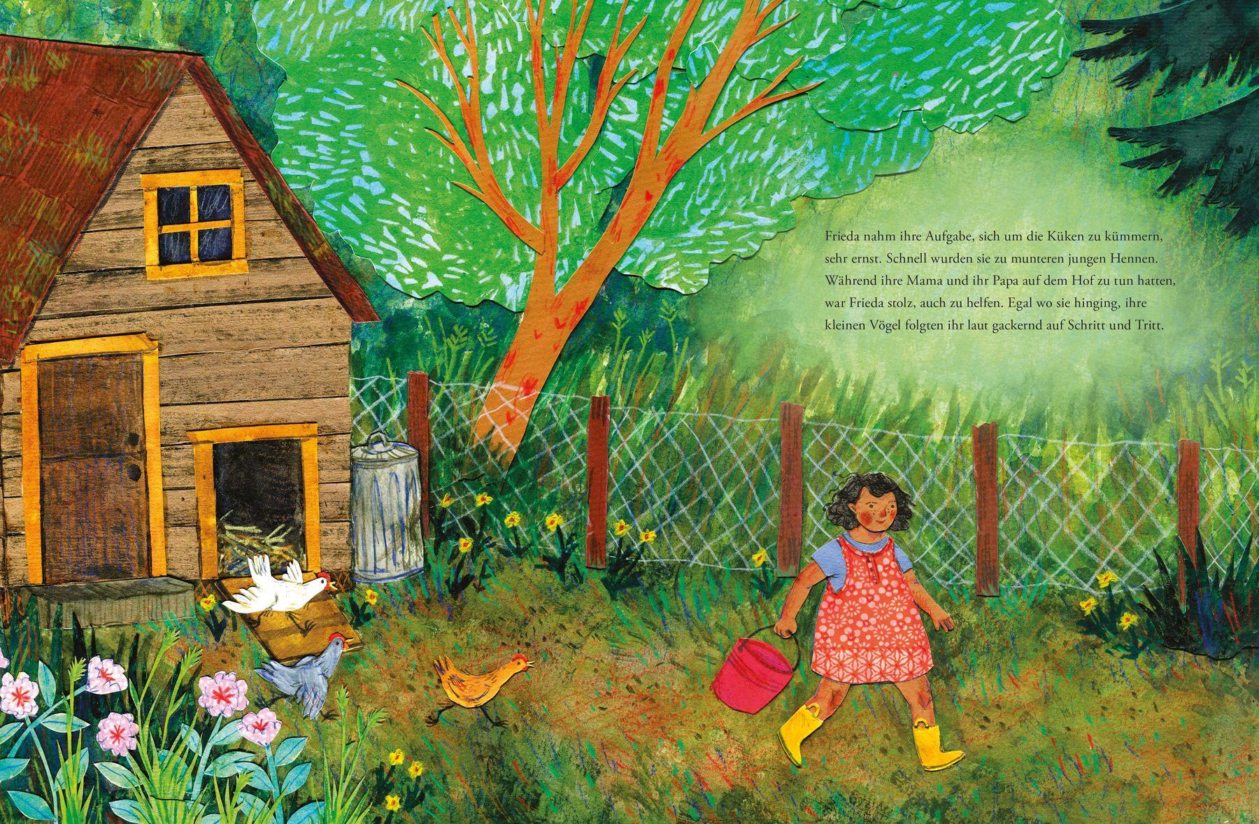 Beispielinhalt (Bild) Ein Küken für Frieda