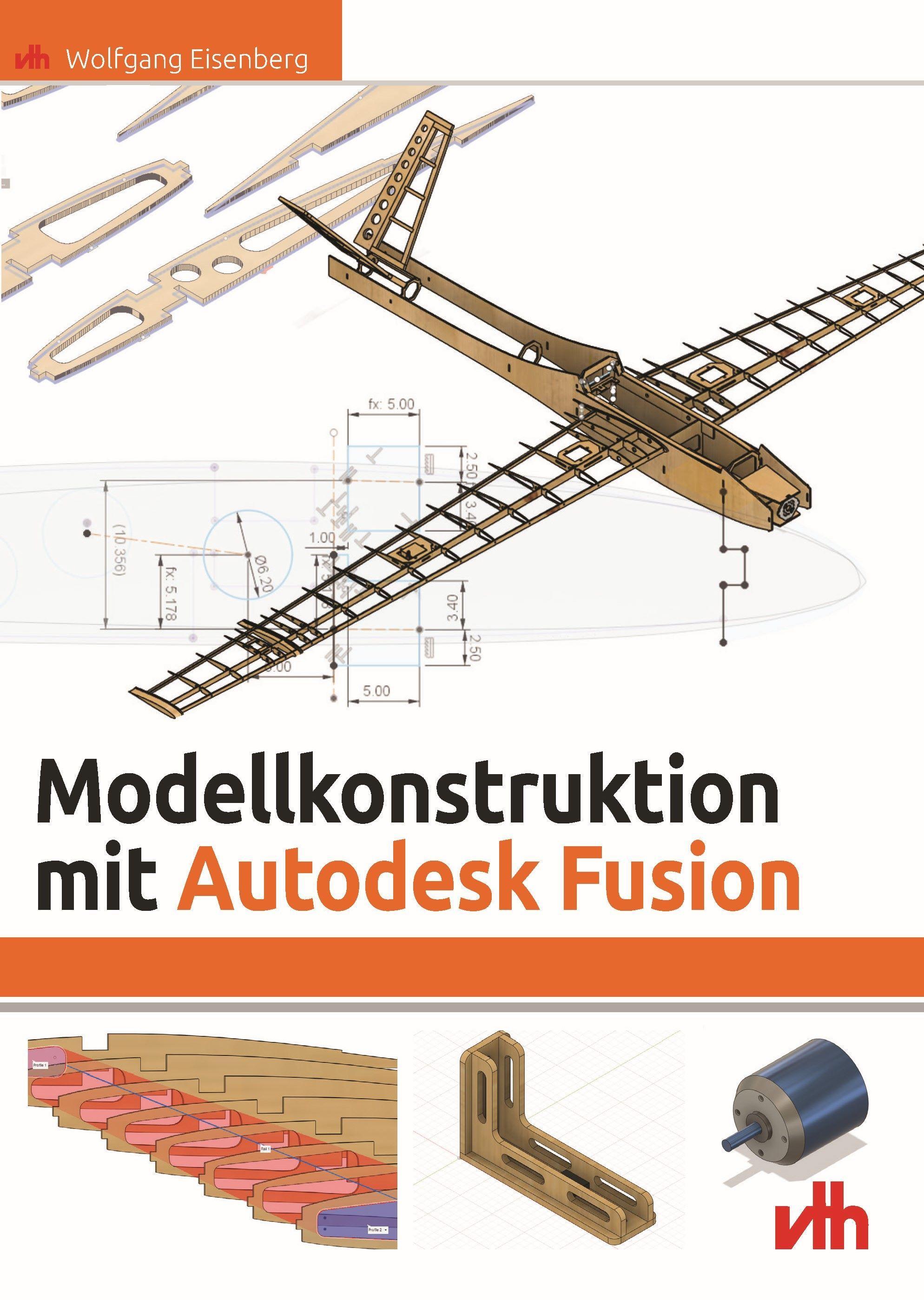 Vorderes Coverbild Modellkonstruktion mit Autodesk Fusion