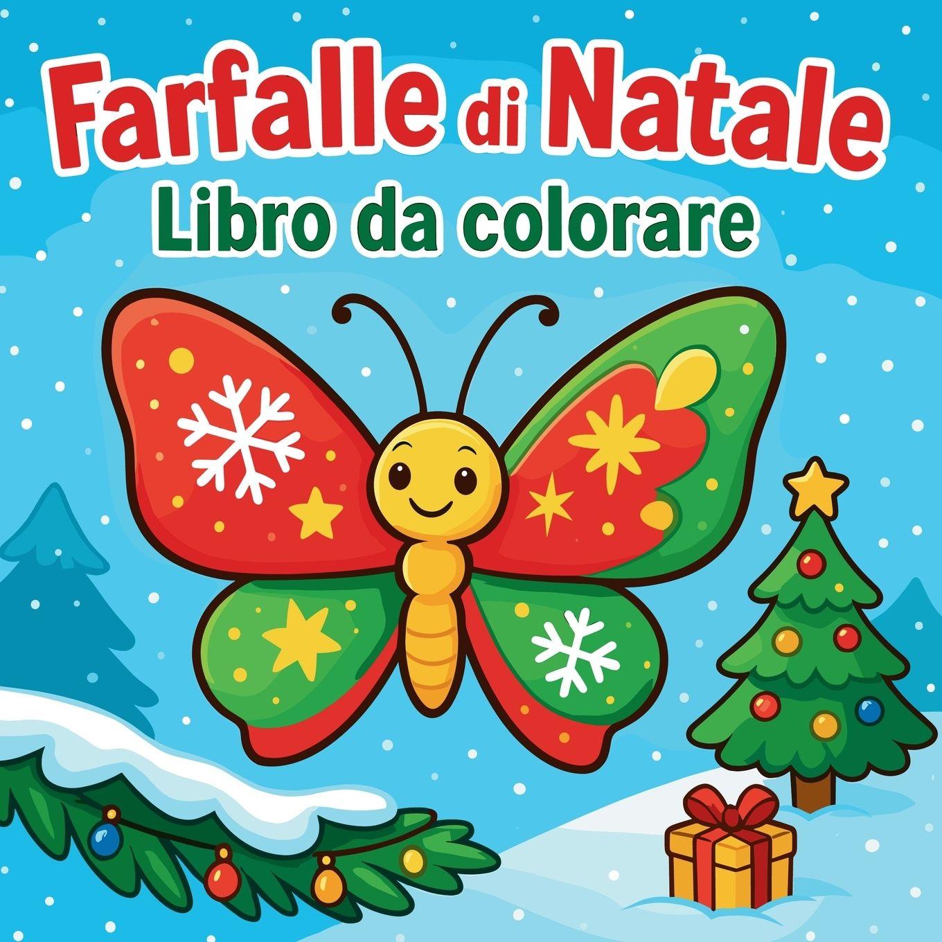 Vorderes Coverbild Farfalle di Natale - Libro da colorare