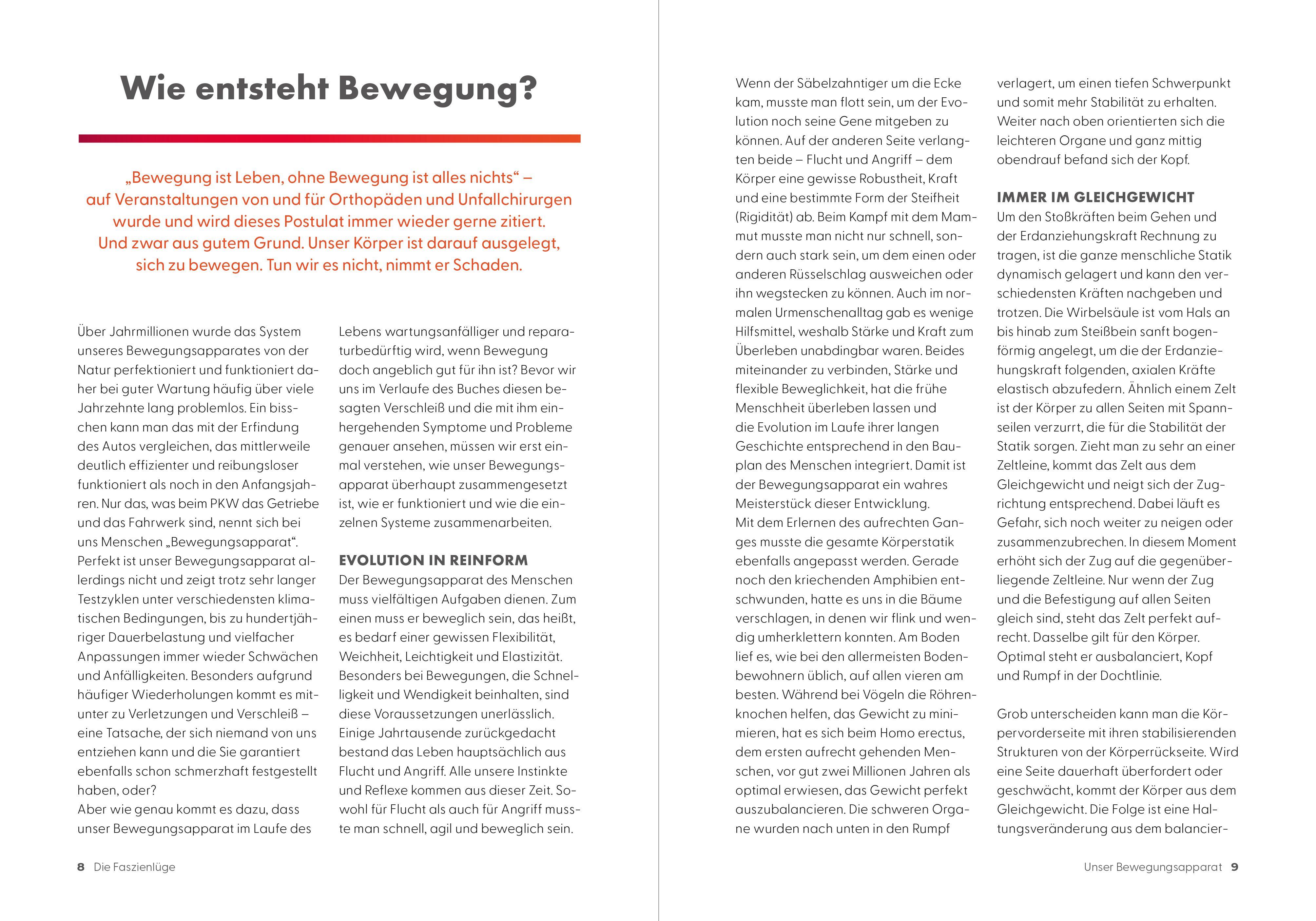 Beispielinhalt (Bild) Die Faszienlüge