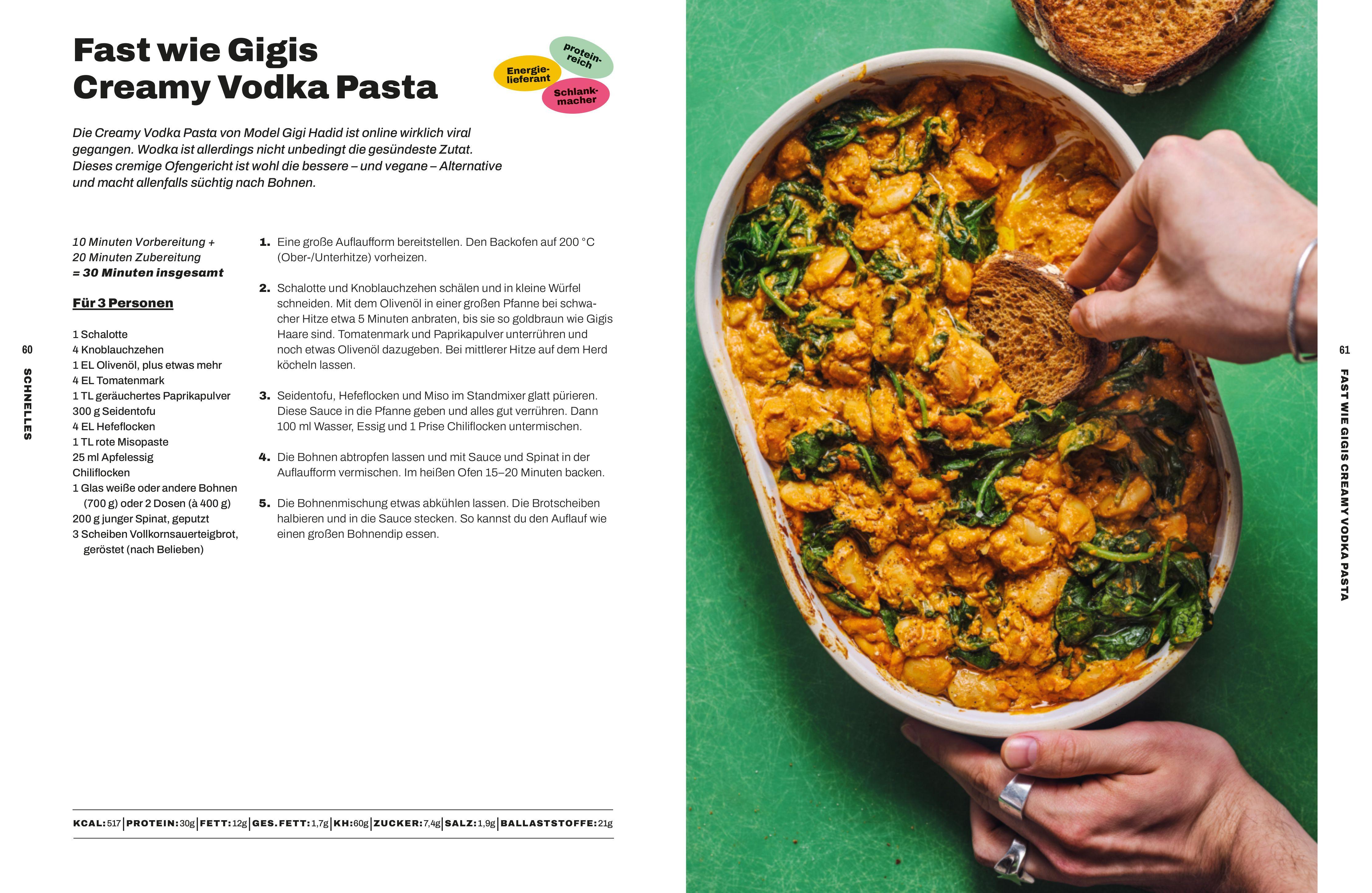 Beispielinhalt (Bild) Tasty Healthy Vegan