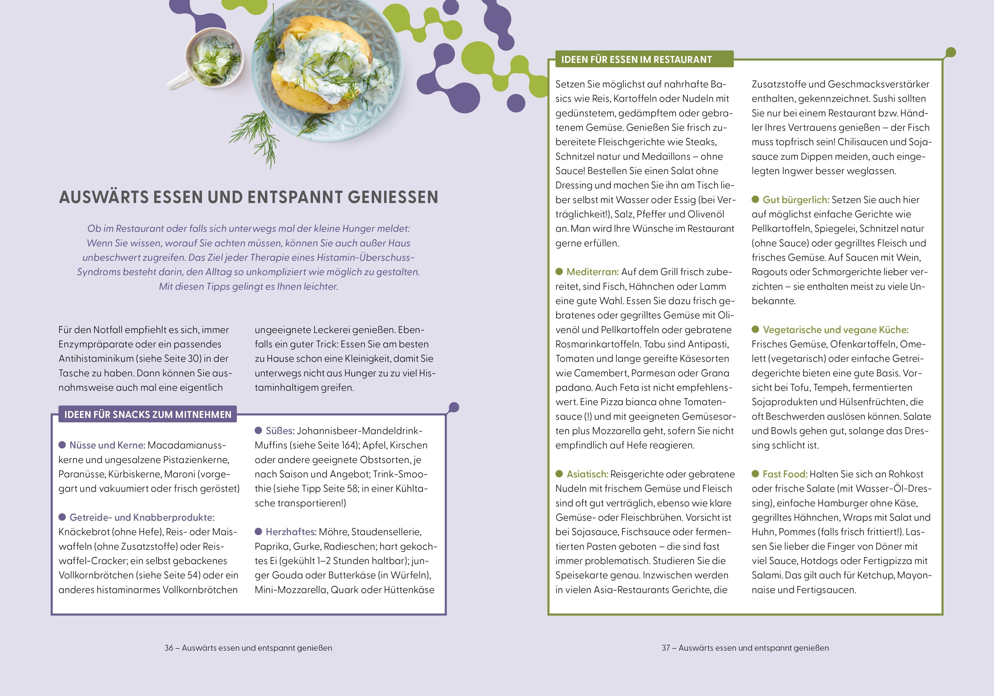 Beispielinhalt (Bild) Der Histamin-Masterplan