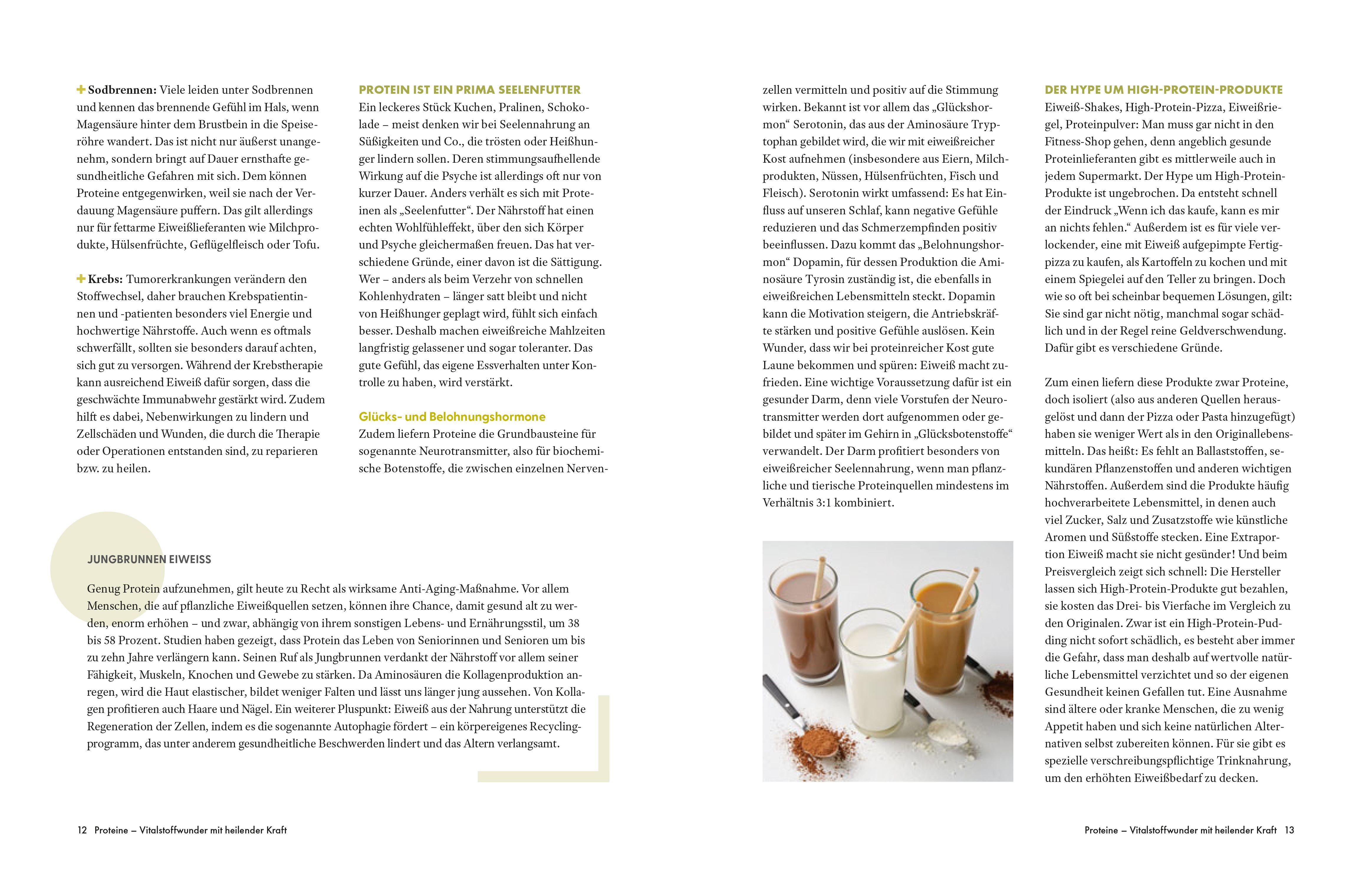 Beispielinhalt (Bild) Die Ernährungs-Docs - Unsere 100 besten Protein-Power-Rezepte