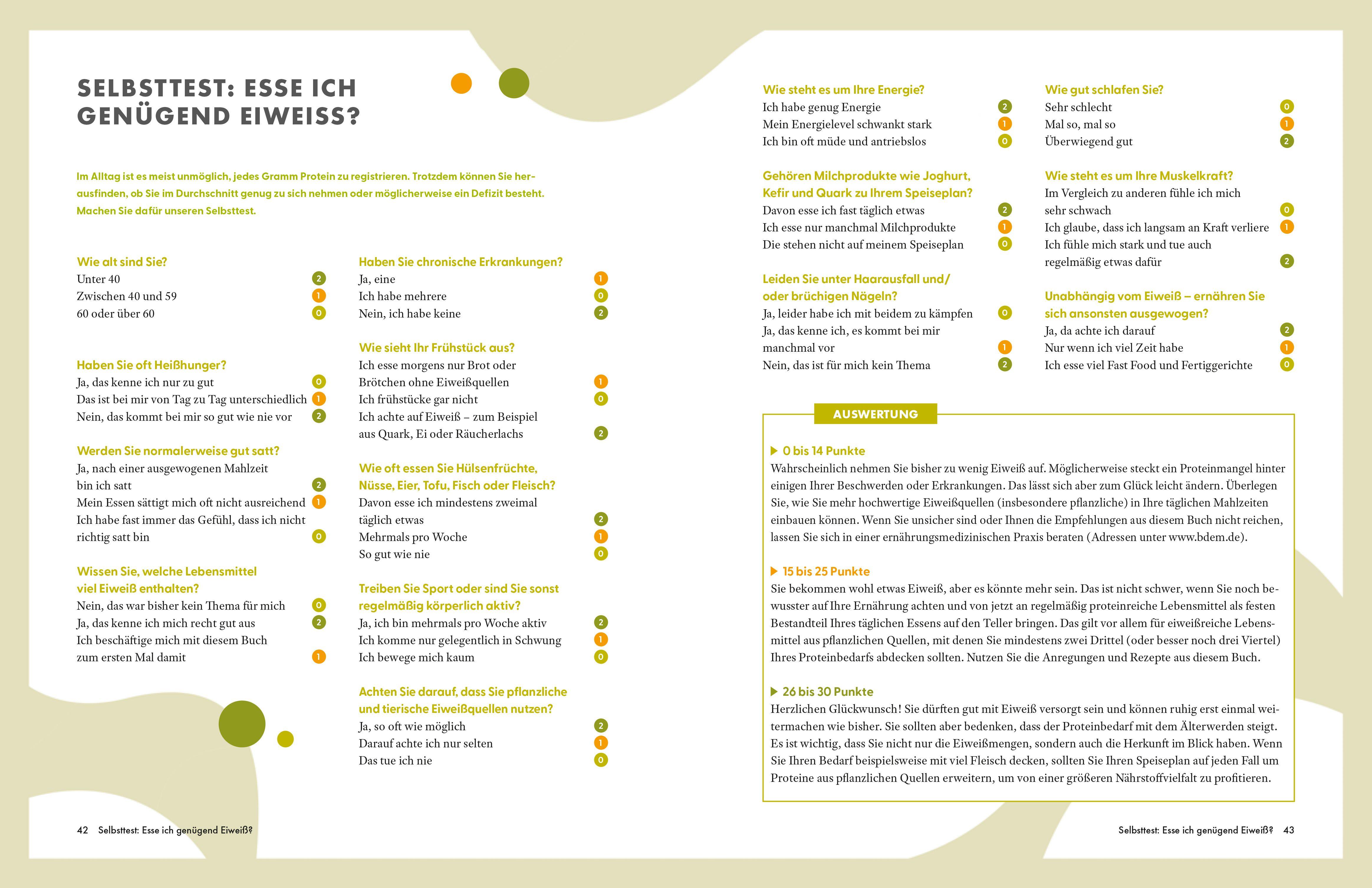 Beispielinhalt (Bild) Die Ernährungs-Docs - Unsere 100 besten Protein-Power-Rezepte