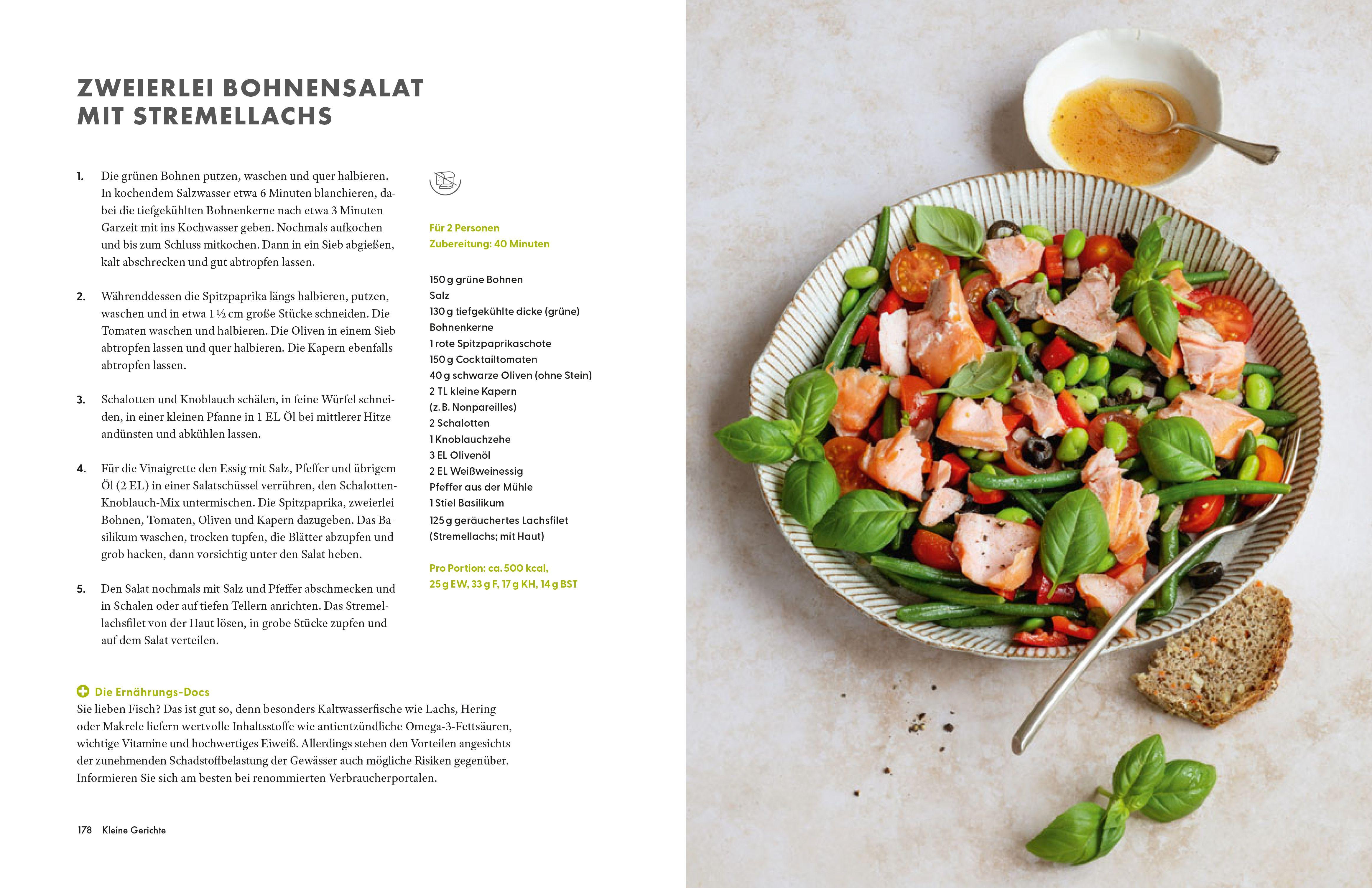 Beispielinhalt (Bild) Die Ernährungs-Docs - Unsere 100 besten Protein-Power-Rezepte