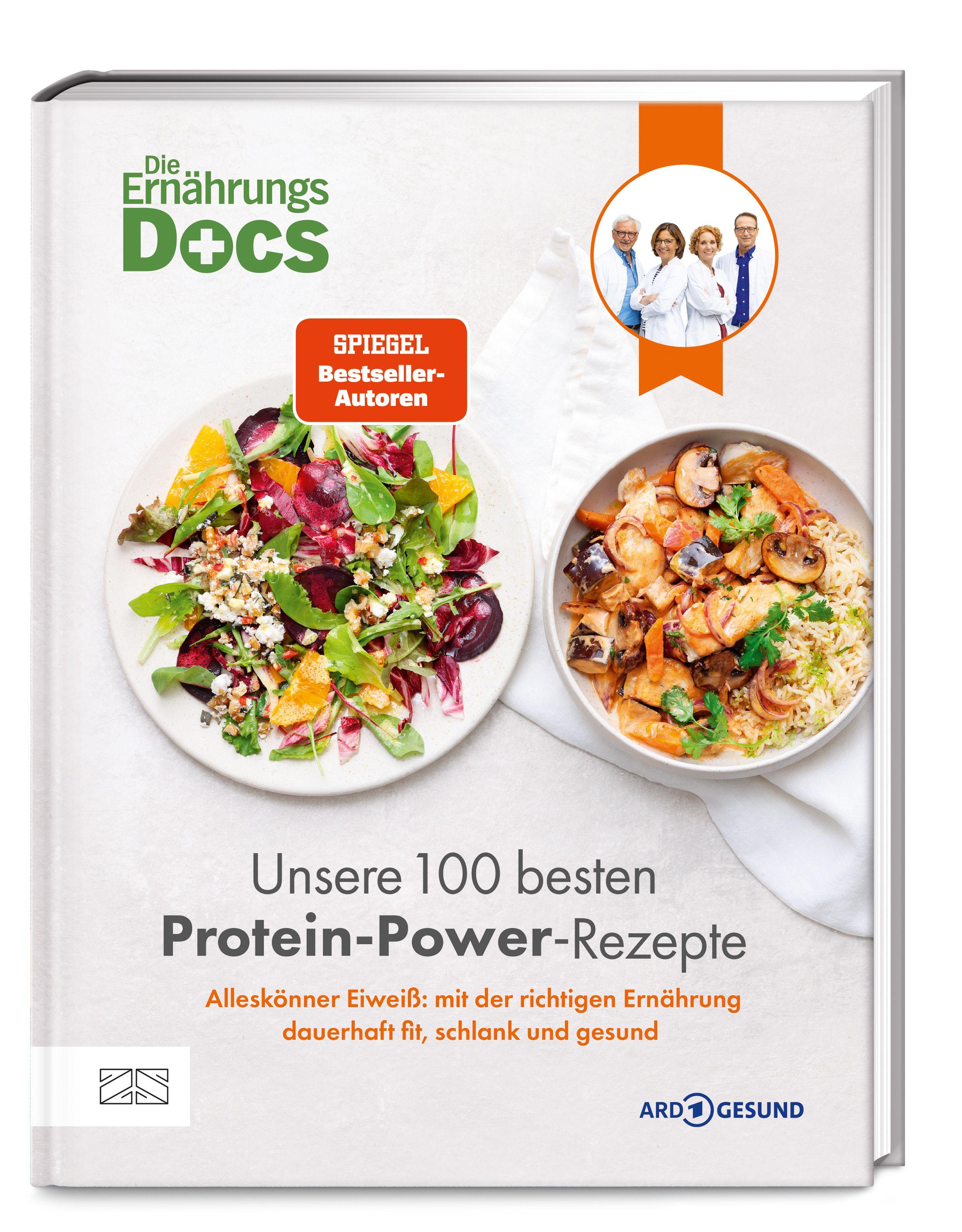 Vorderes Coverbild Die Ernährungs-Docs - Unsere 100 besten Protein-Power-Rezepte