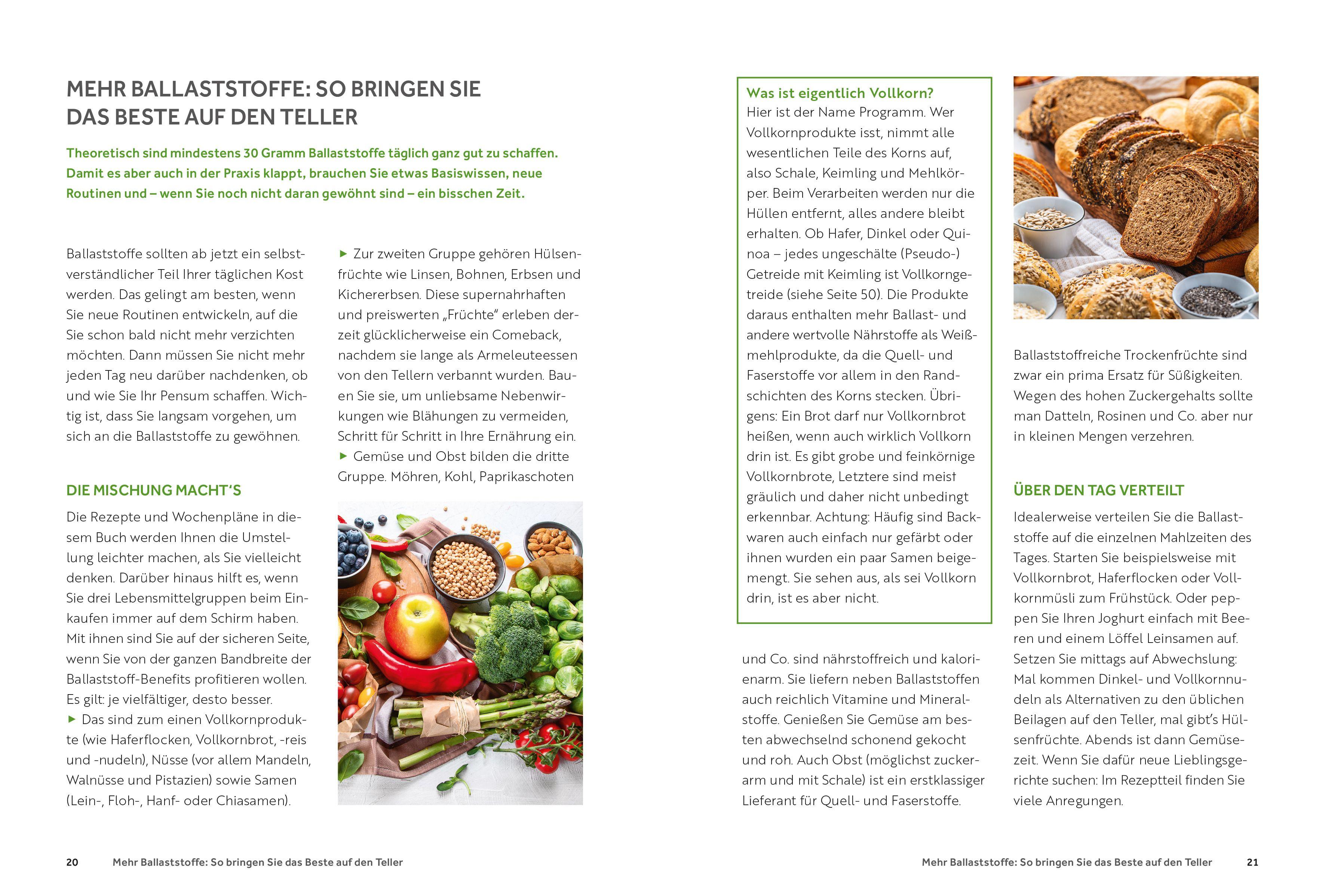 Beispielinhalt (Bild) Mein Ballaststoff-Masterplan
