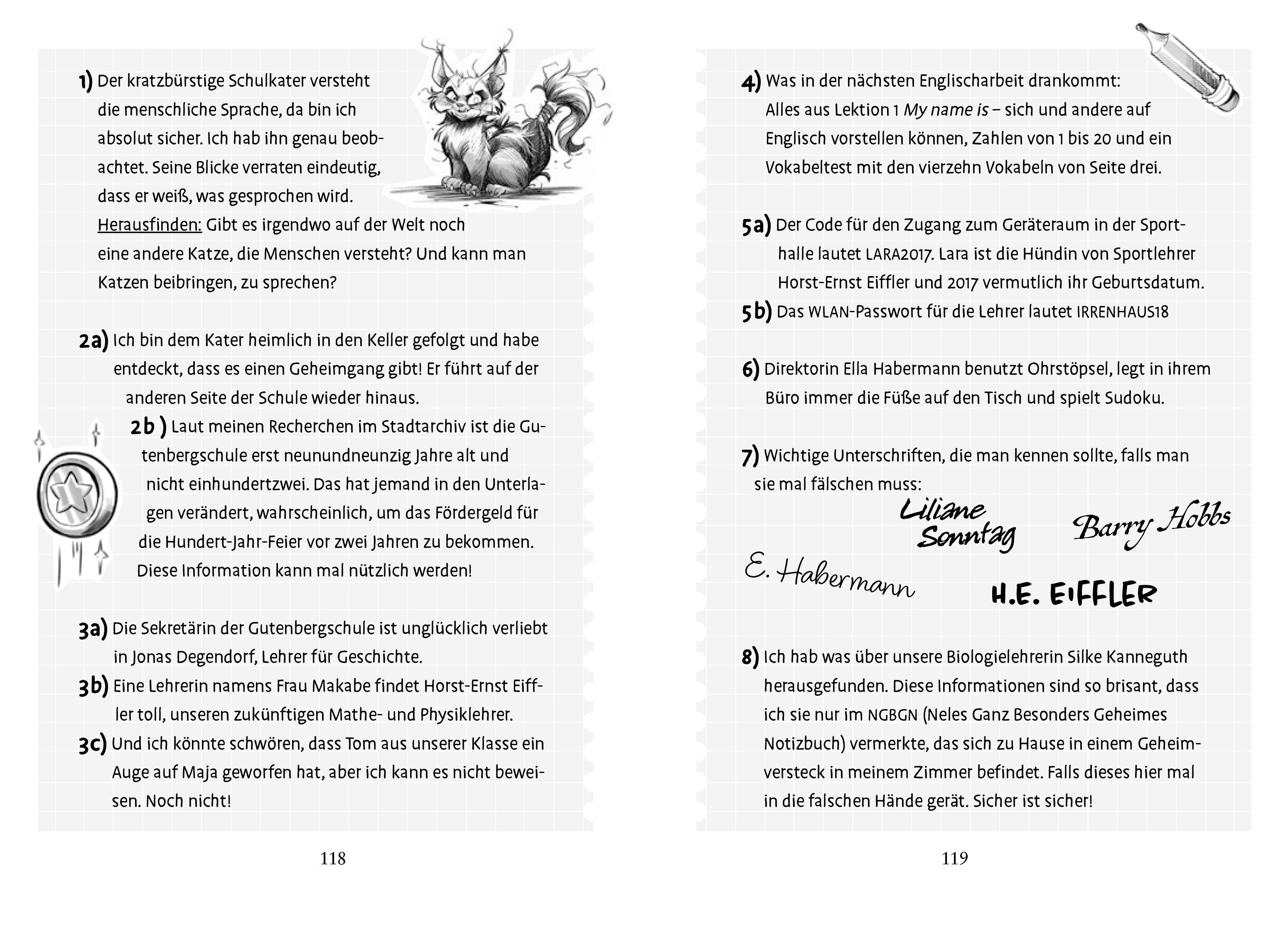 Beispielinhalt (Bild) Die schlimmste Klasse der Welt (Band 6) - Helden und Legenden