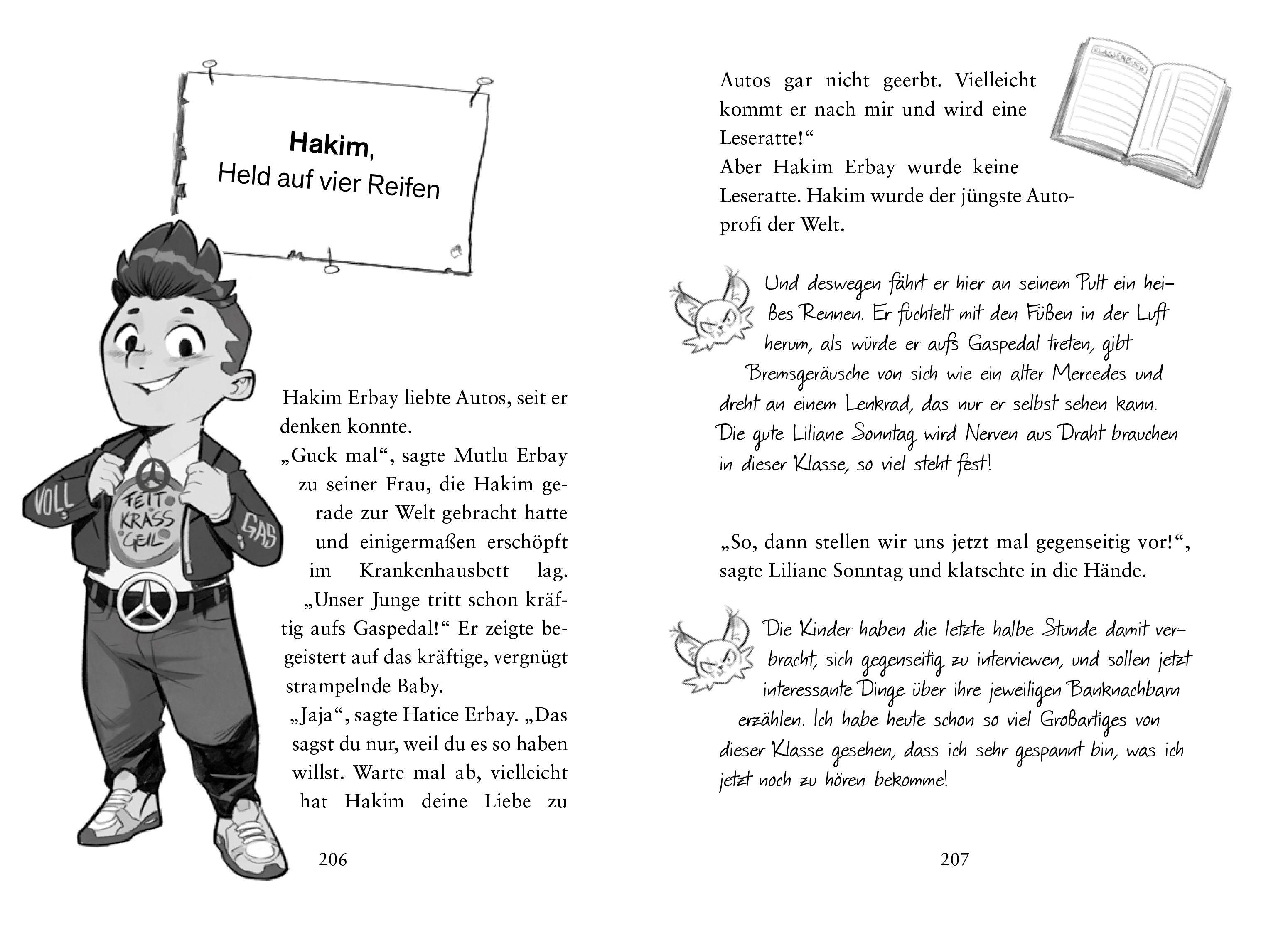 Beispielinhalt (Bild) Die schlimmste Klasse der Welt (Band 6) - Helden und Legenden