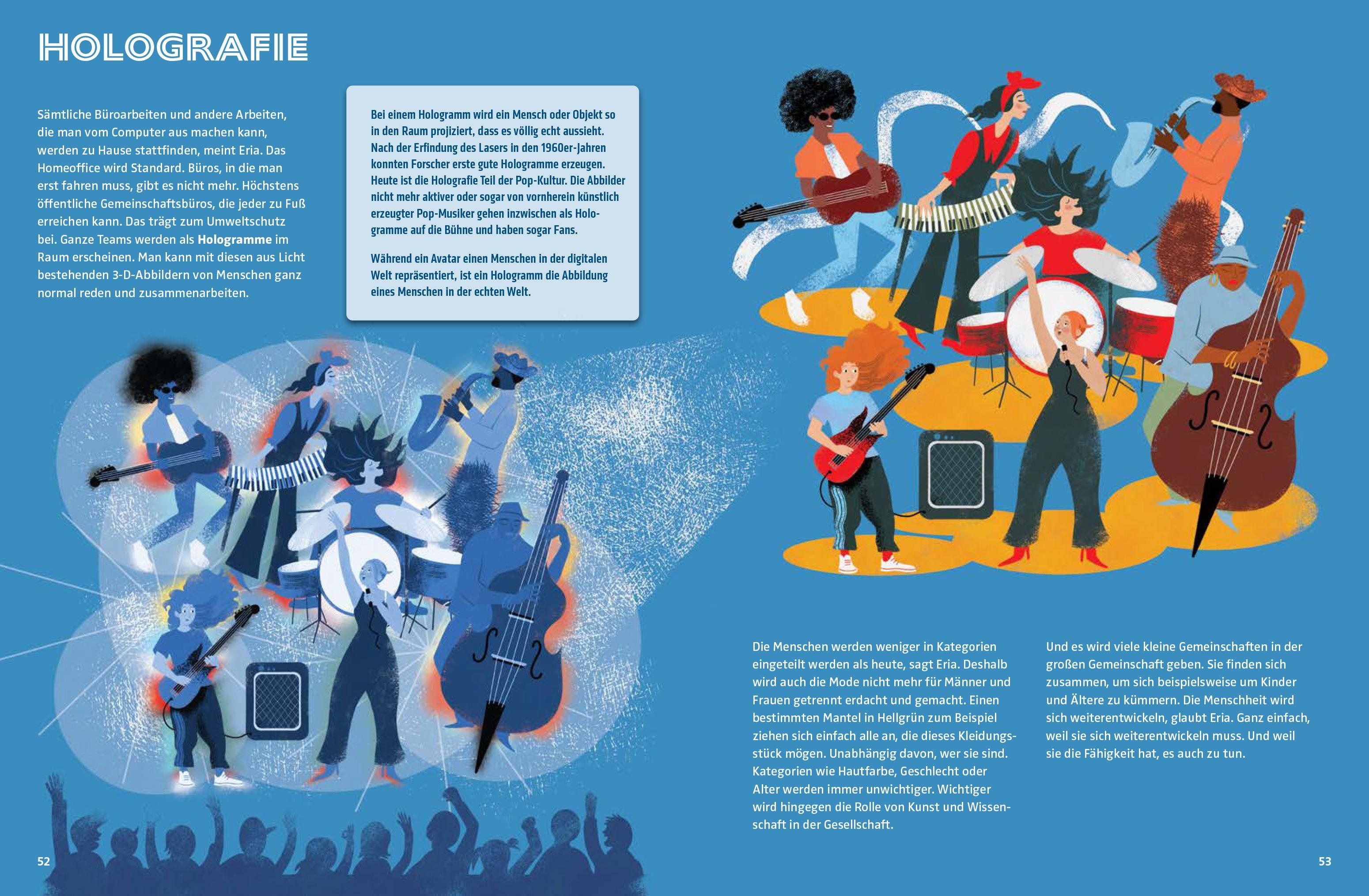 Beispielinhalt (Bild) Die Welt von übermorgen - Wie sieht unsere Zukunft aus?