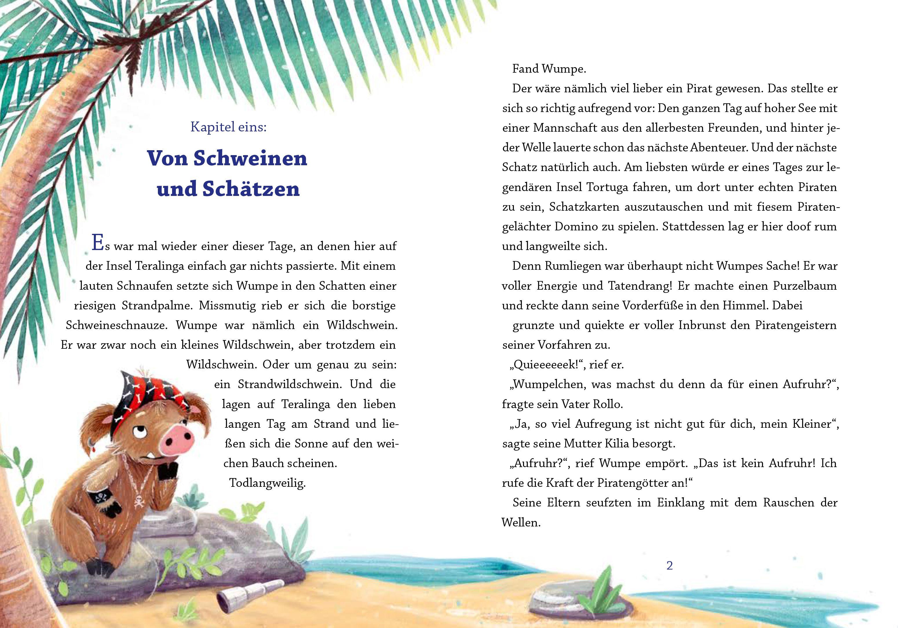 Beispielinhalt (Bild) Käpt'n Wumpe und der geheime Piratenschatz