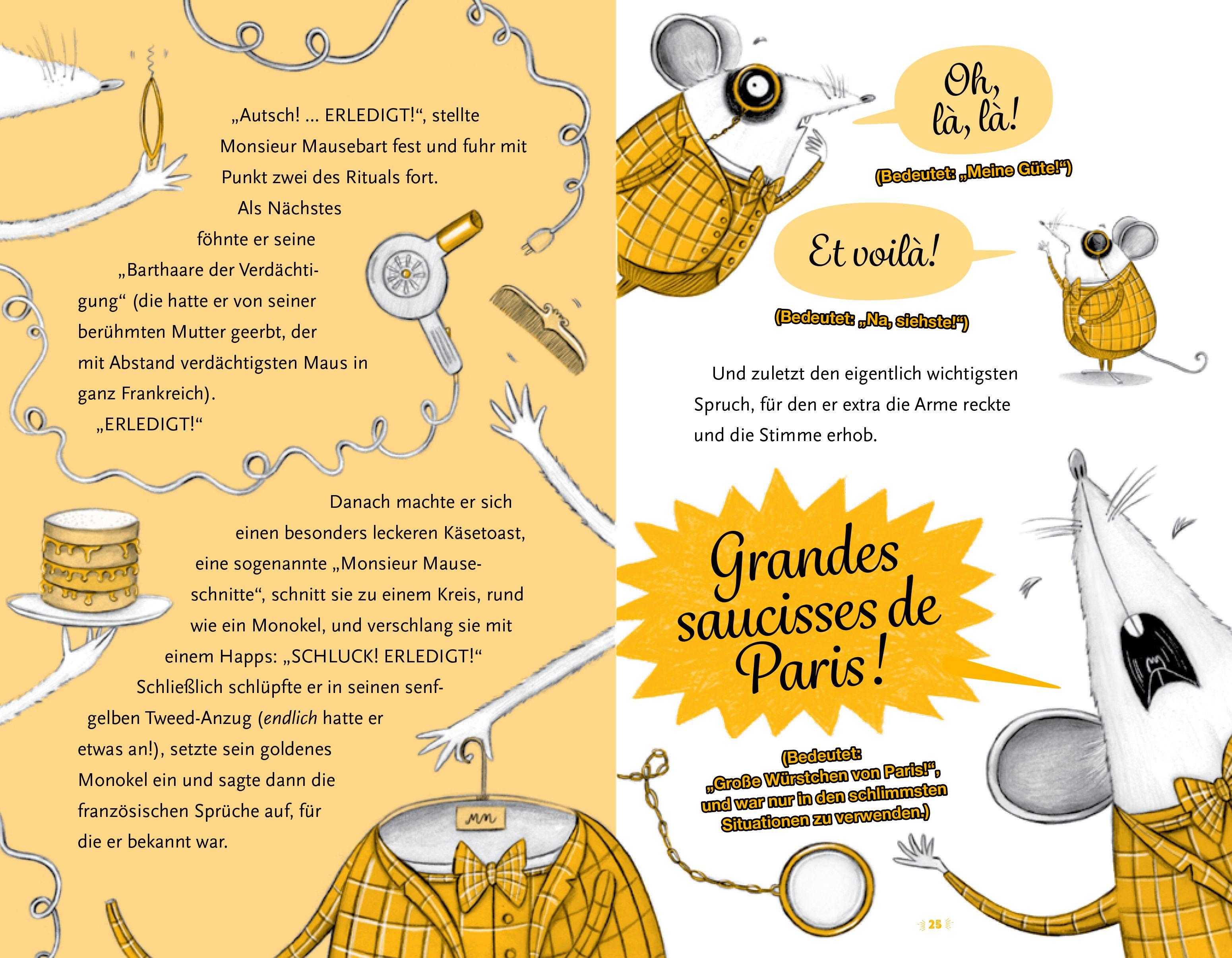 Beispielinhalt (Bild) Meisterdetektiv Mausebart - Wo ist Gustav Giftzahn? Ein Mäusekrimi (Band 1)