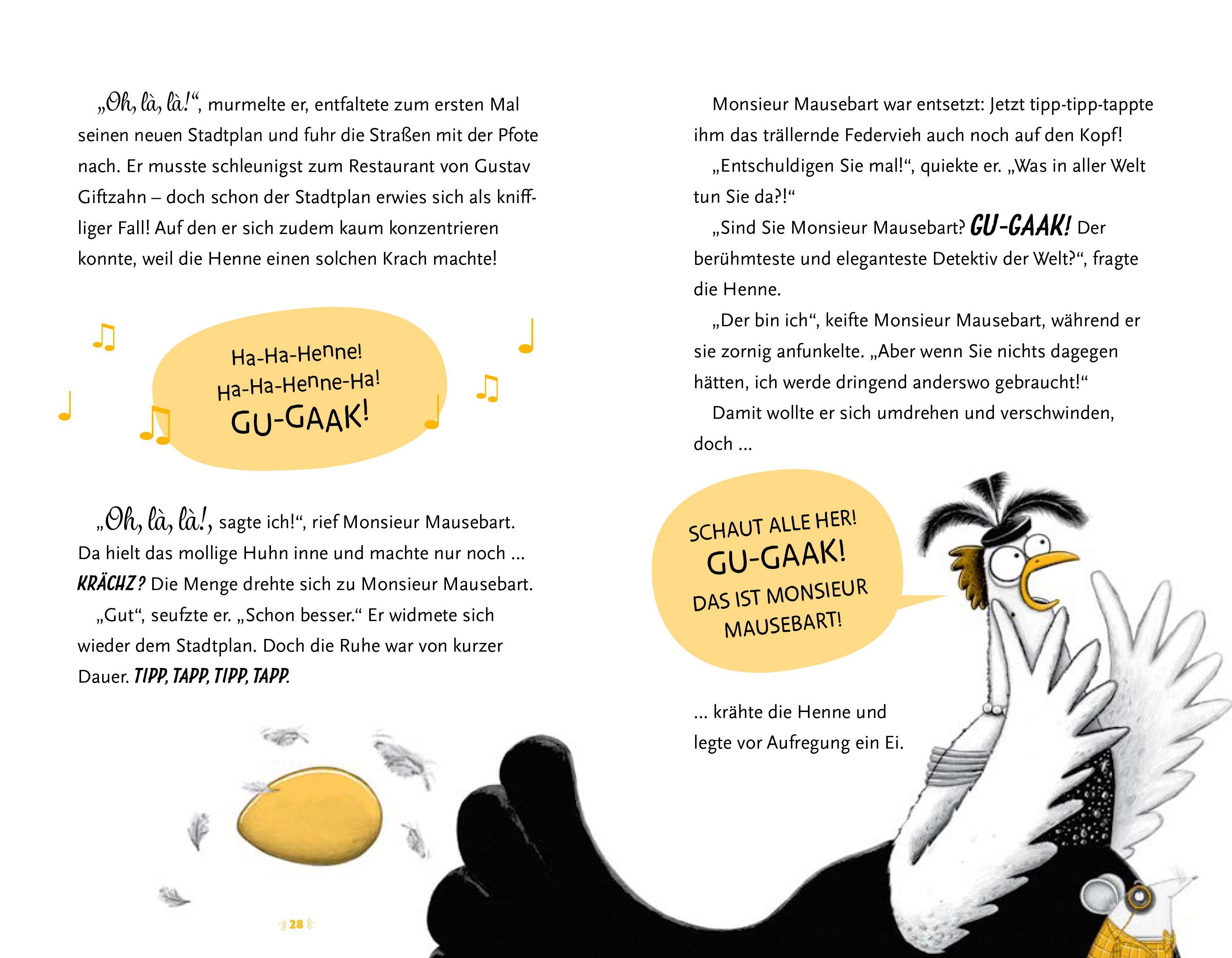 Beispielinhalt (Bild) Meisterdetektiv Mausebart - Wo ist Gustav Giftzahn? Ein Mäusekrimi (Band 1)