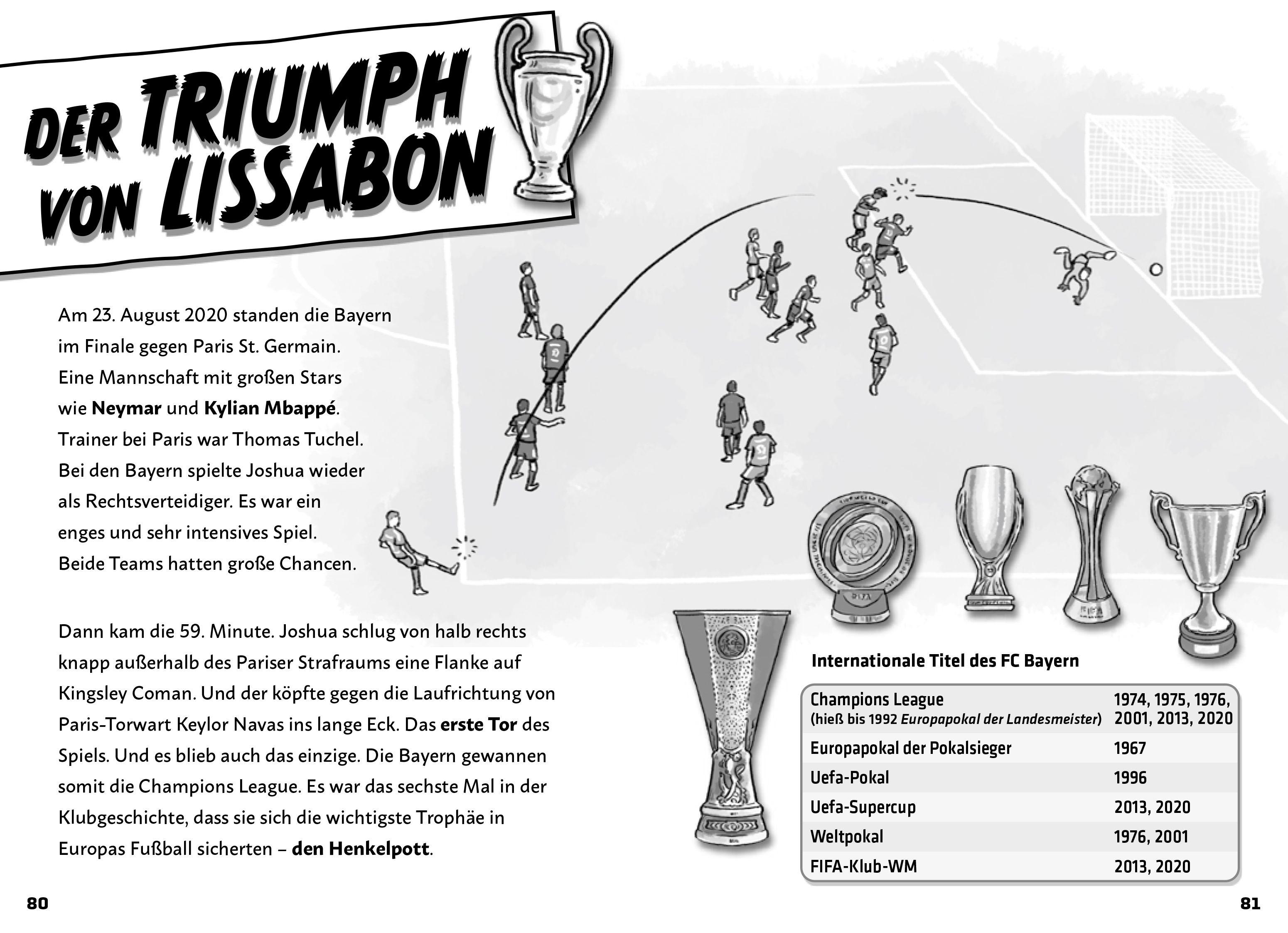 Beispielinhalt (Bild) Mein Fußballheld Joshua Kimmich - Seine Geschichte, seine Spiele, seine Rekorde