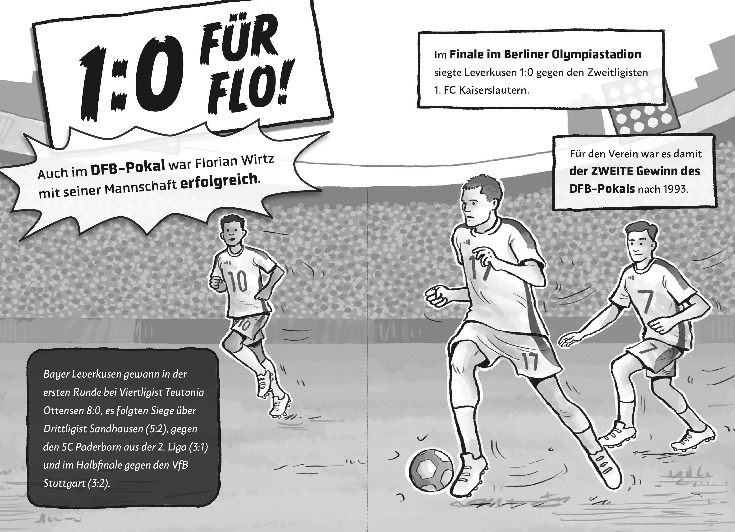 Beispielinhalt (Bild) Mein Fußballheld Joshua Kimmich - Seine Geschichte, seine Spiele, seine Rekorde