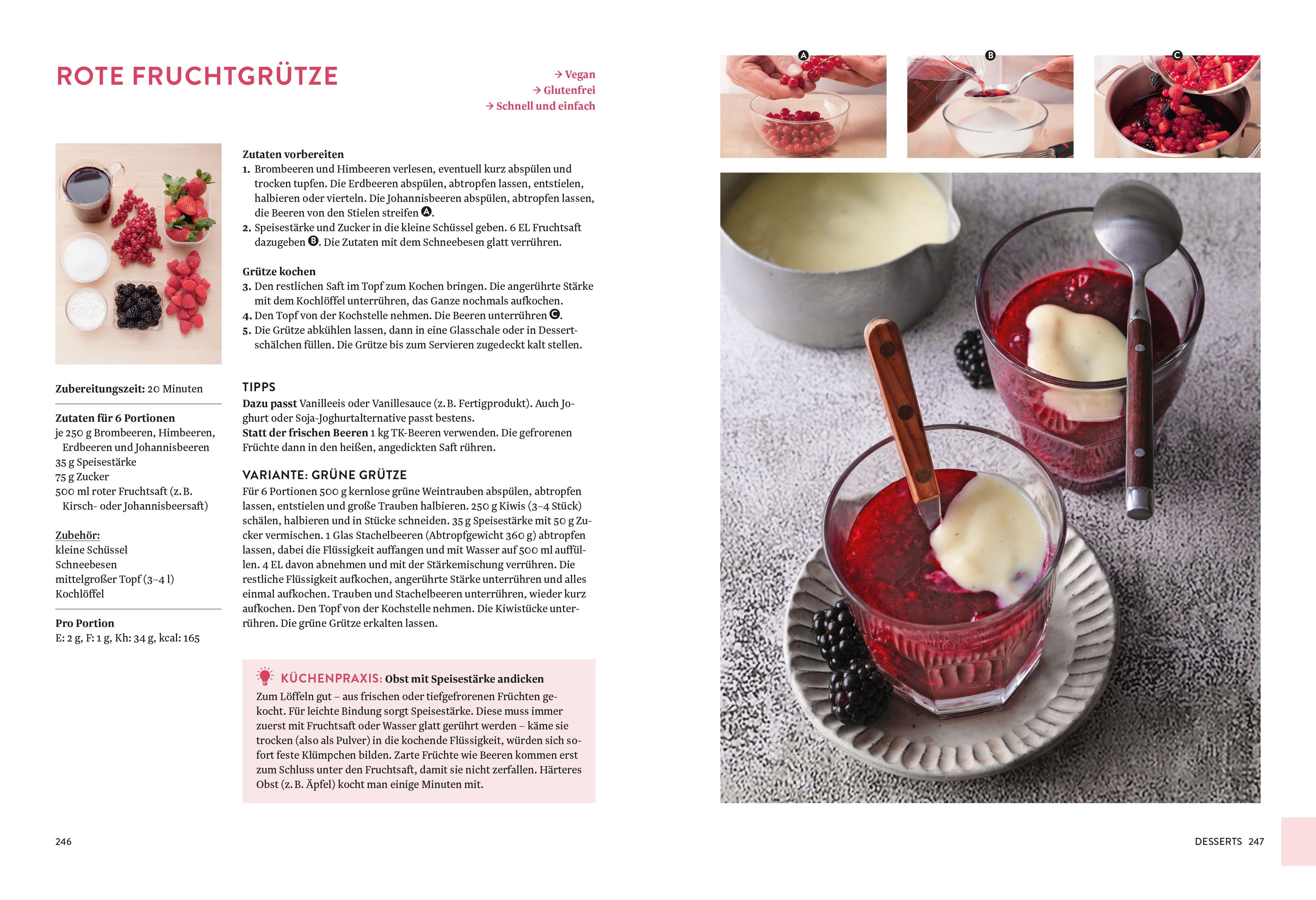 Beispielinhalt (Bild) Kochen lernen Schritt für Schritt