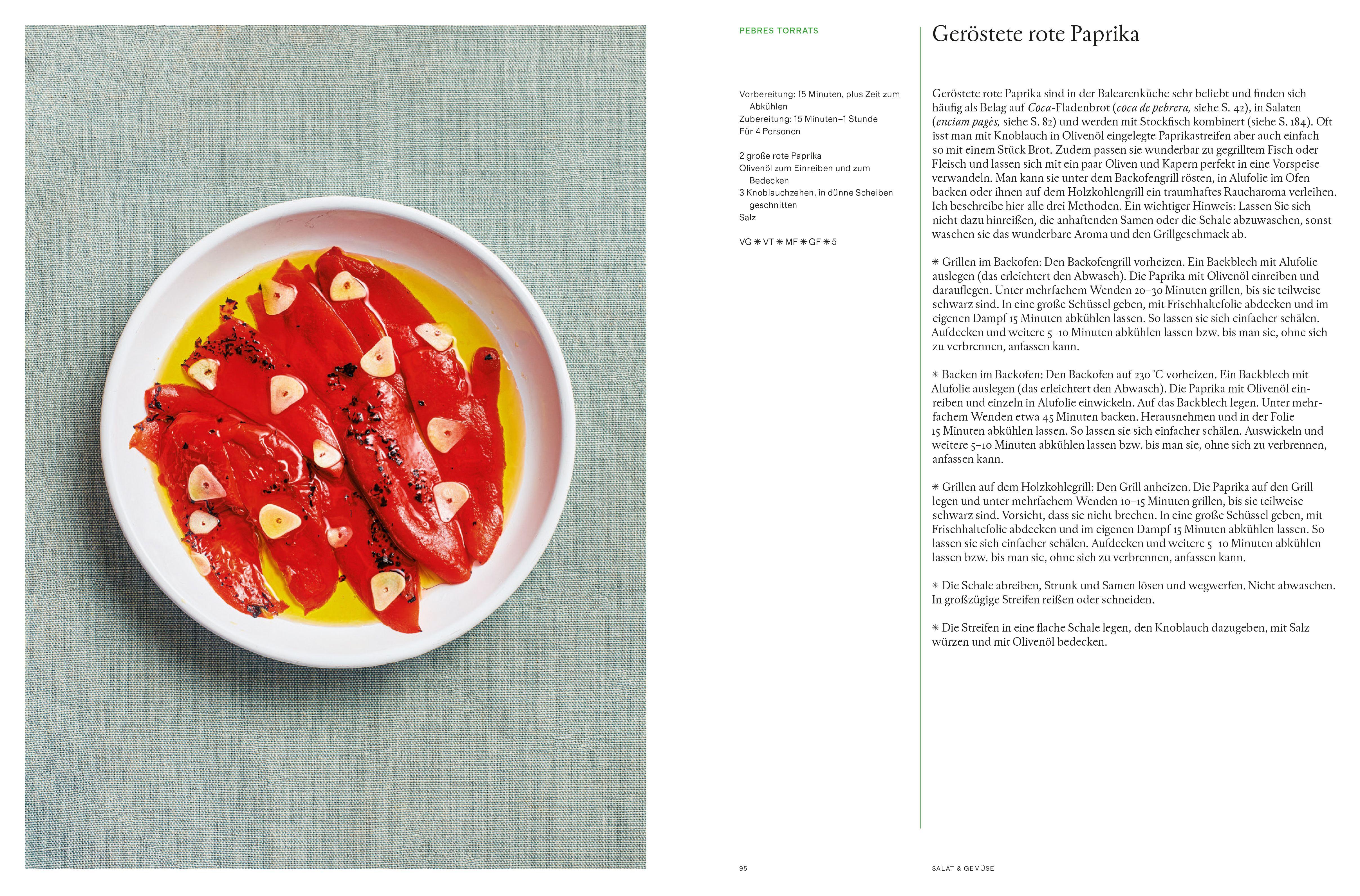 Beispielinhalt (Bild) Das Balearen-Kochbuch