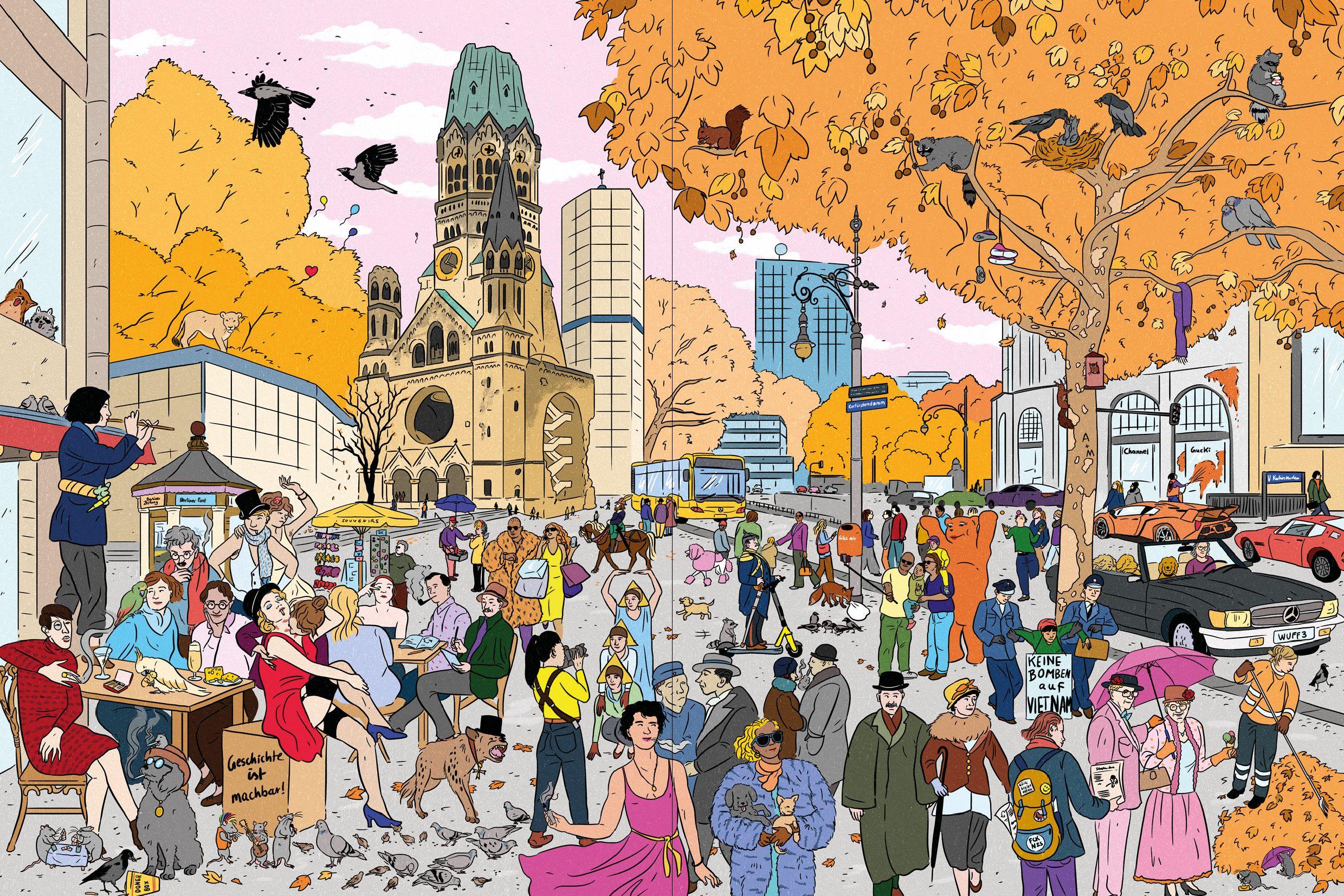 Beispielinhalt (Bild) Dit is Berlin. Das Wimmelbuch