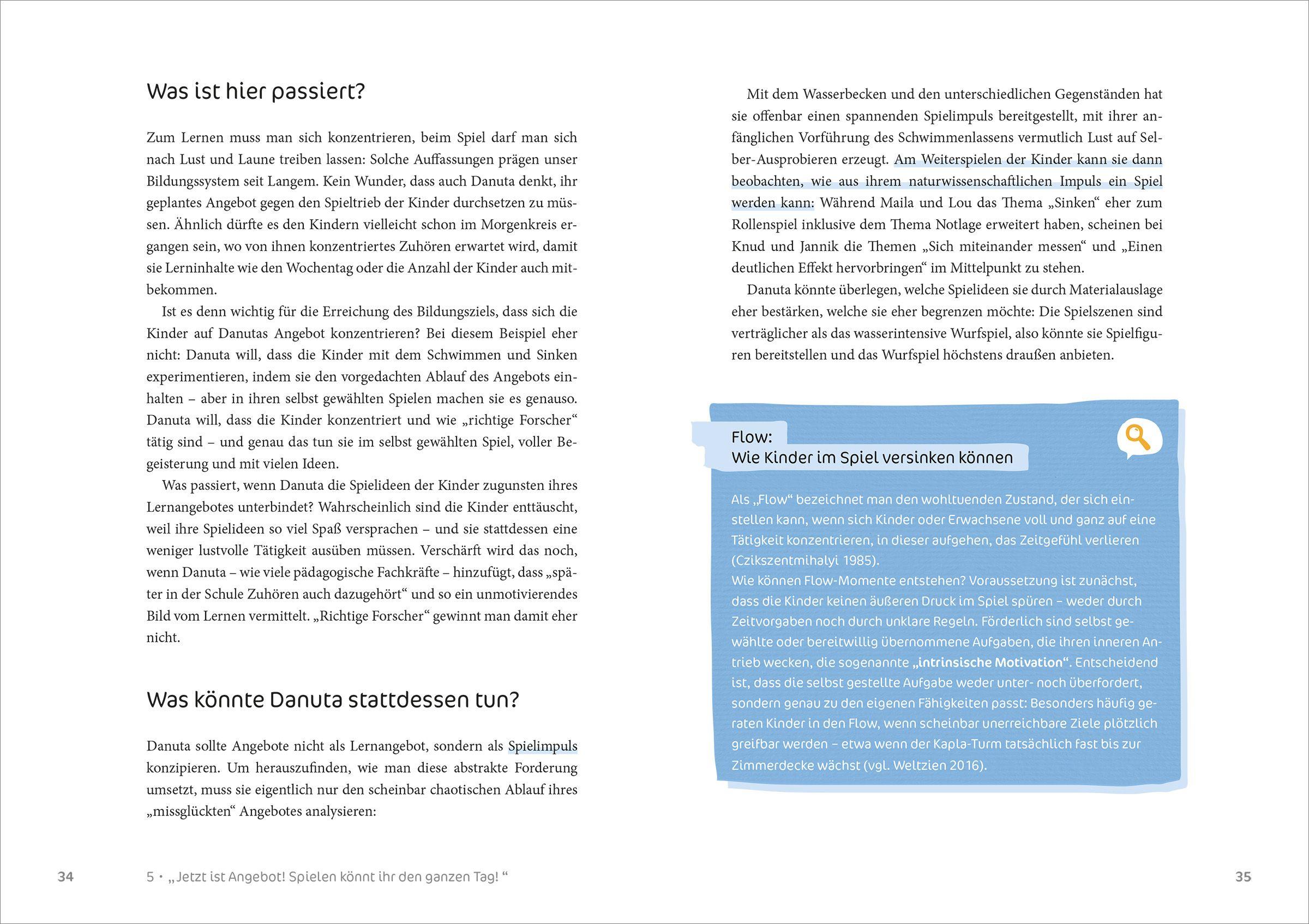 Beispielinhalt (Bild) Inspirieren statt beschäftigen