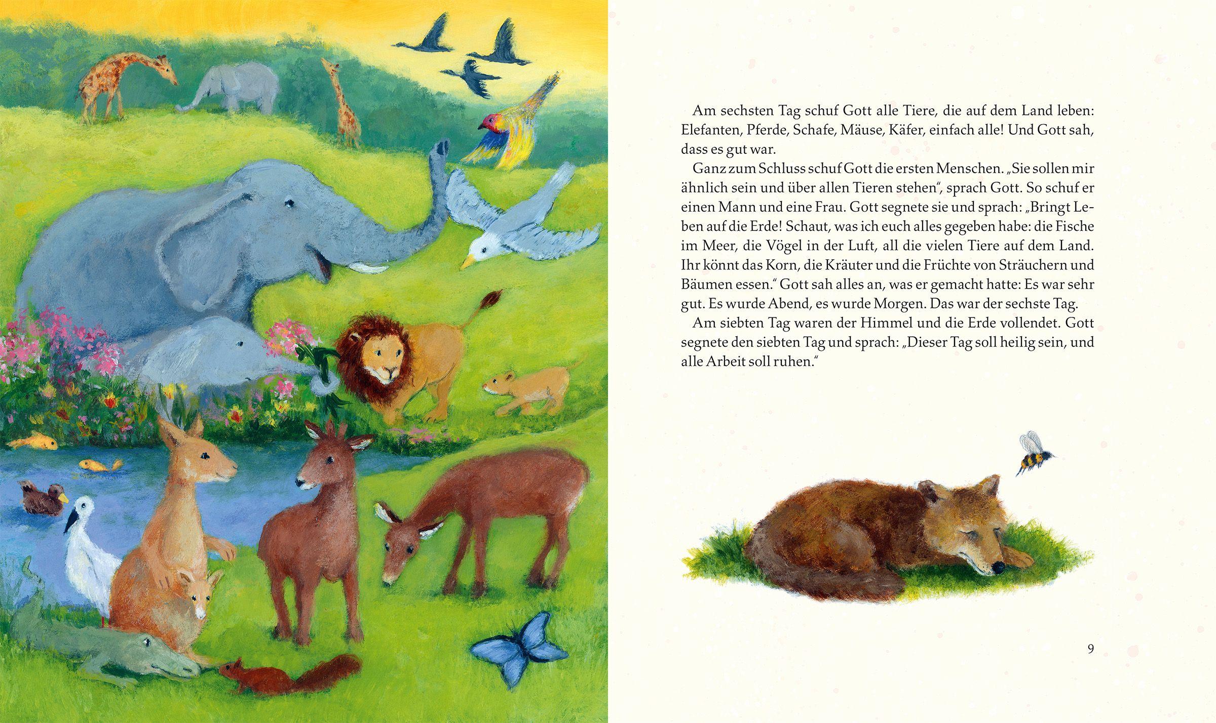 Beispielinhalt (Bild) Meine Taufbibel