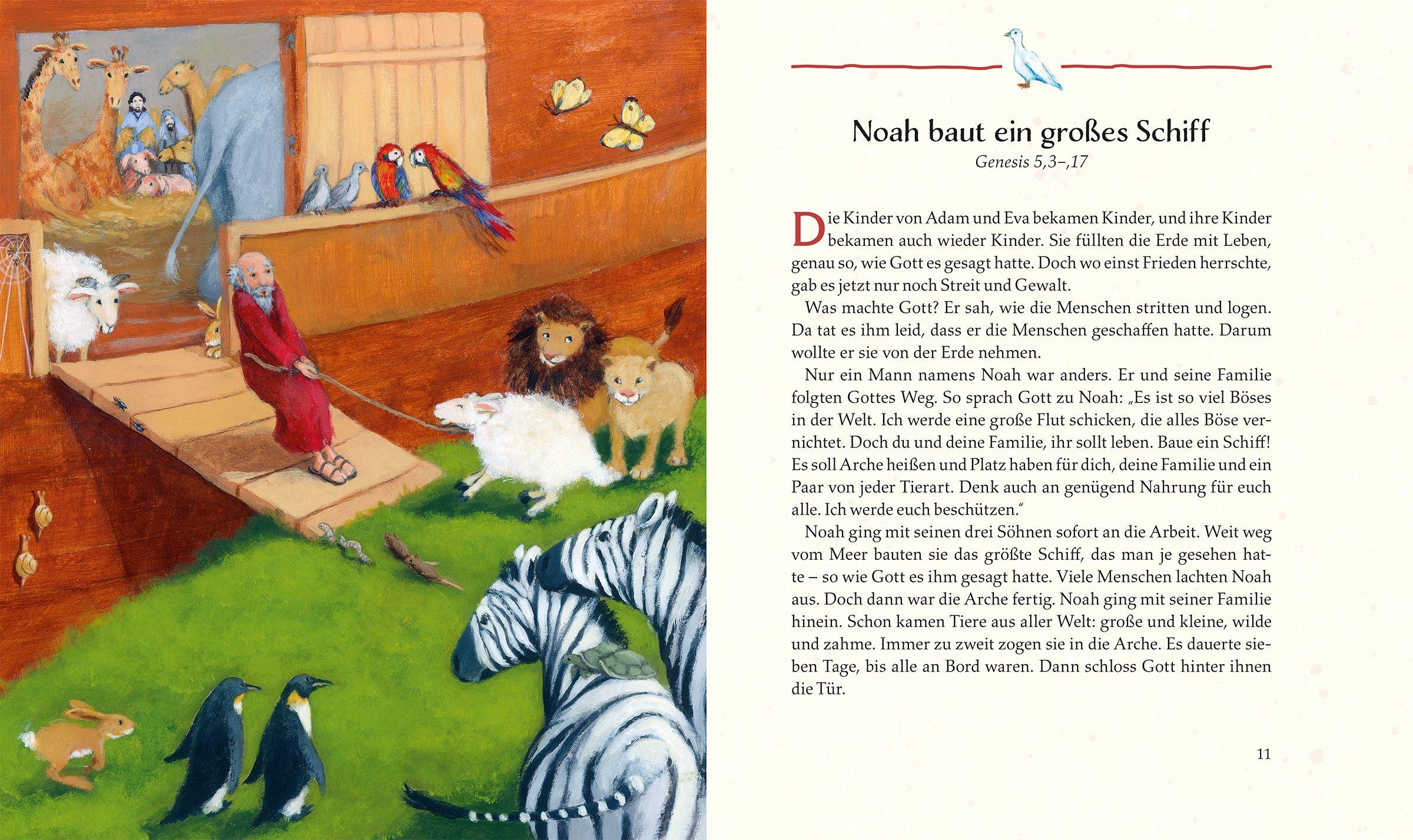 Beispielinhalt (Bild) Meine Taufbibel