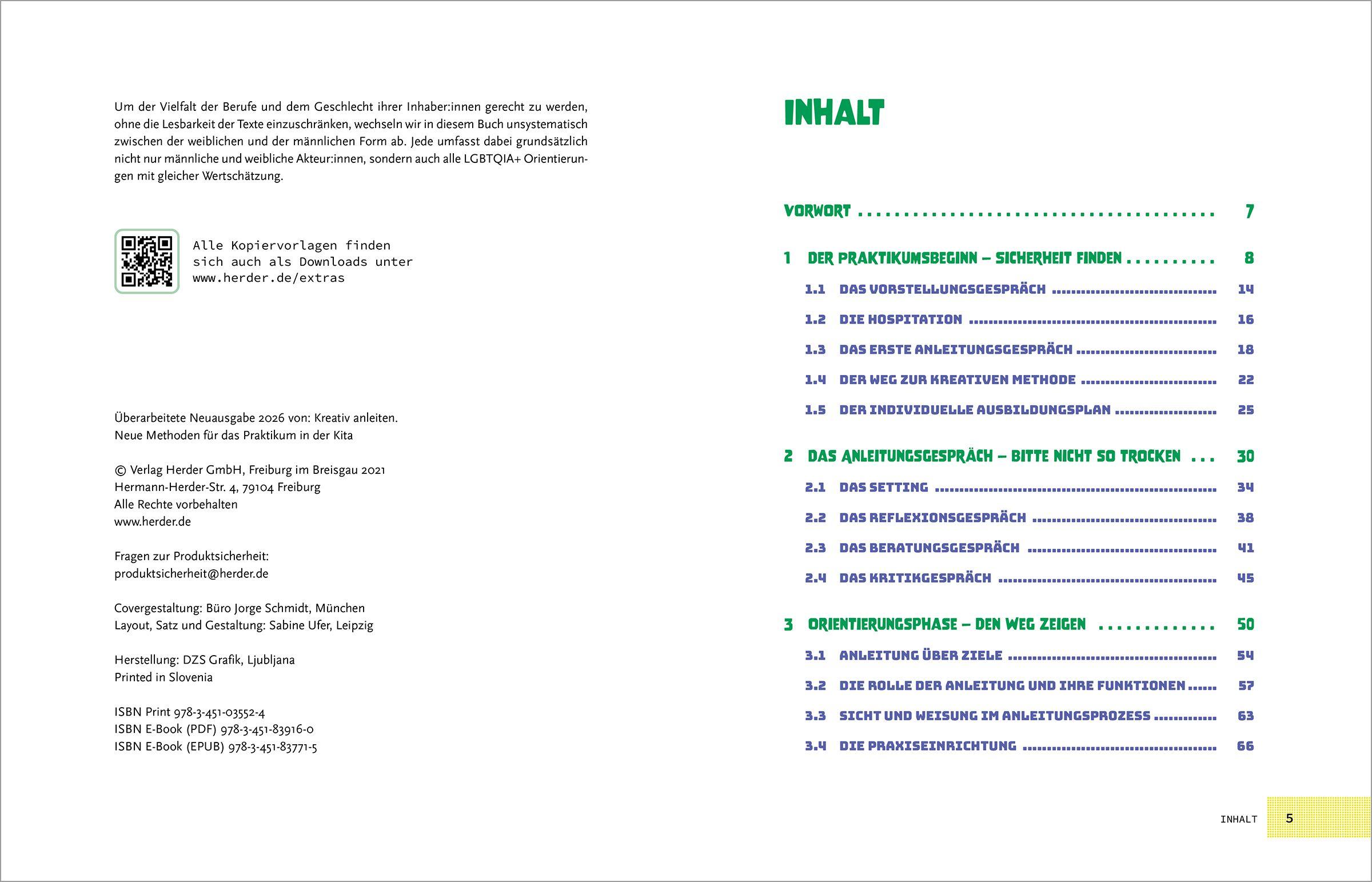 Beispielinhalt (Bild) Kreativ anleiten in der Kita