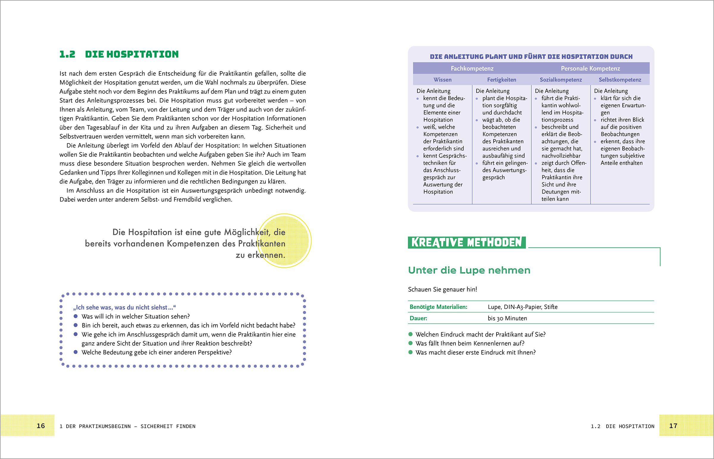 Beispielinhalt (Bild) Kreativ anleiten in der Kita