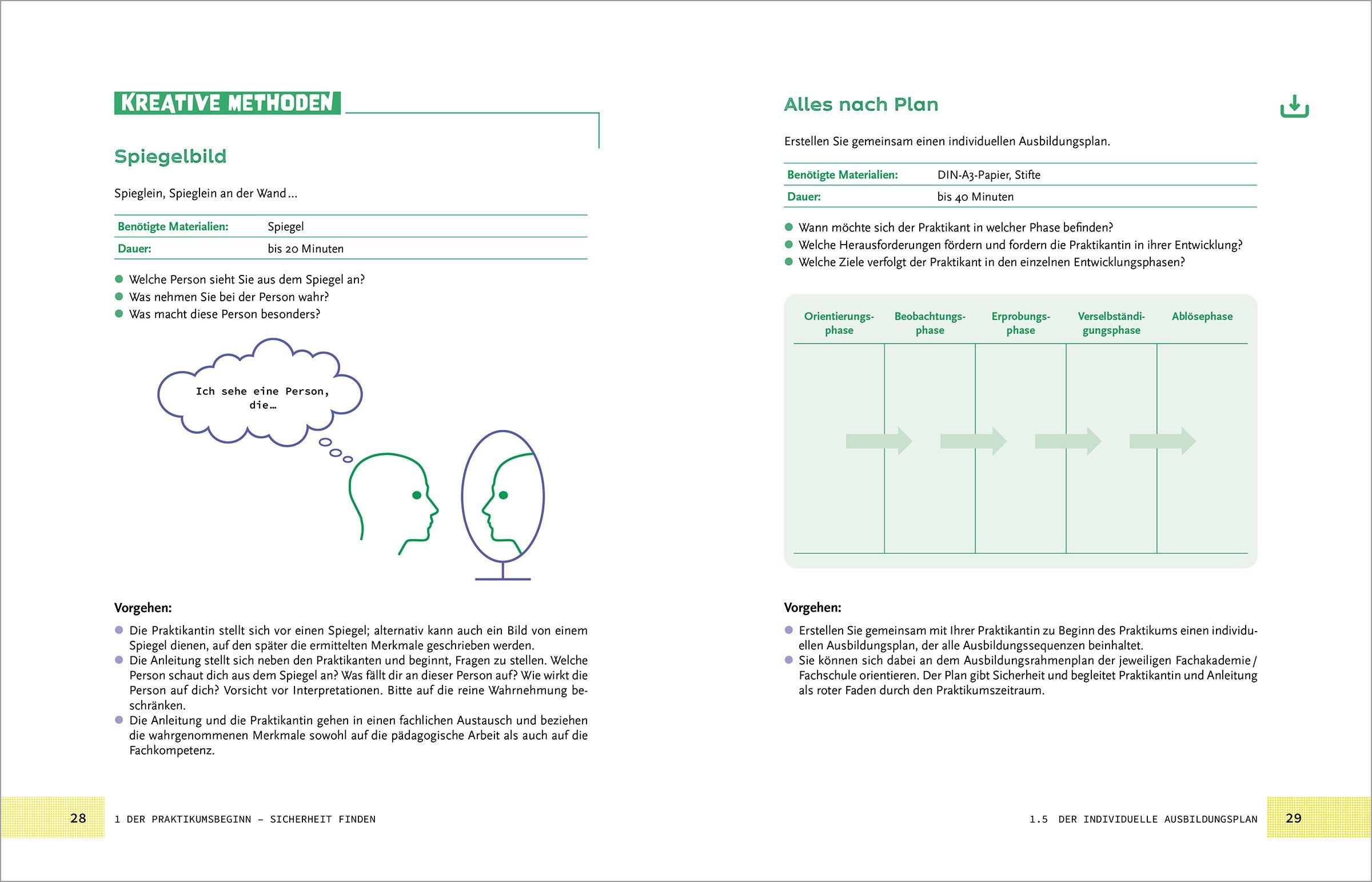 Beispielinhalt (Bild) Kreativ anleiten in der Kita
