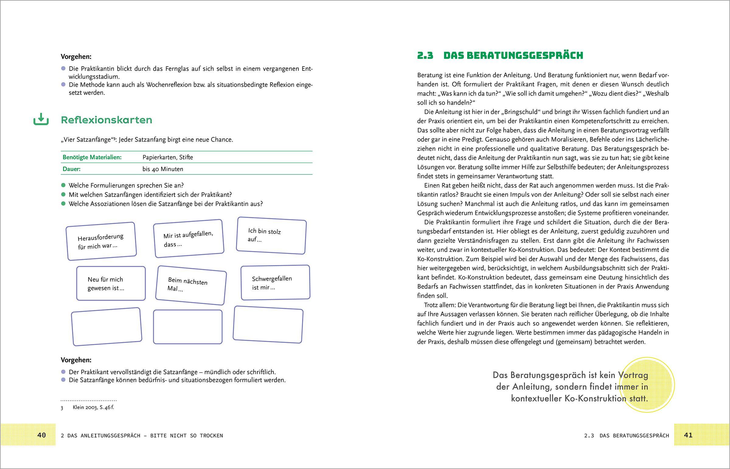 Beispielinhalt (Bild) Kreativ anleiten in der Kita