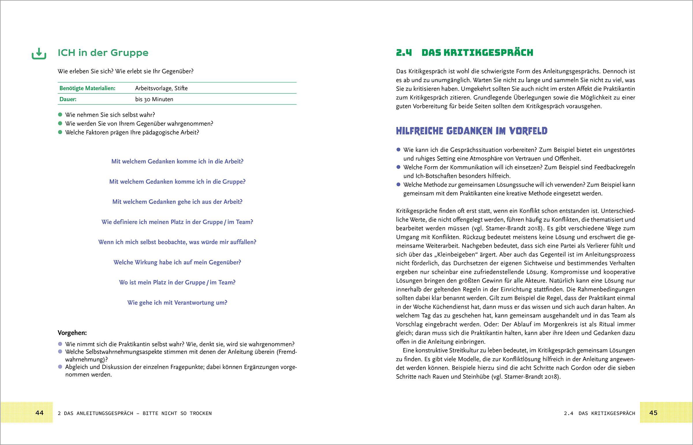 Beispielinhalt (Bild) Kreativ anleiten in der Kita